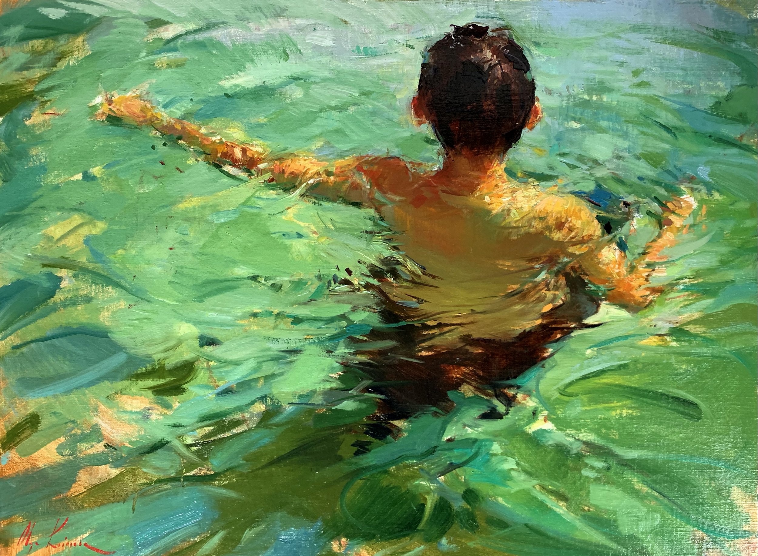 "Onward", 18x24 inches, oil on Belgian linen