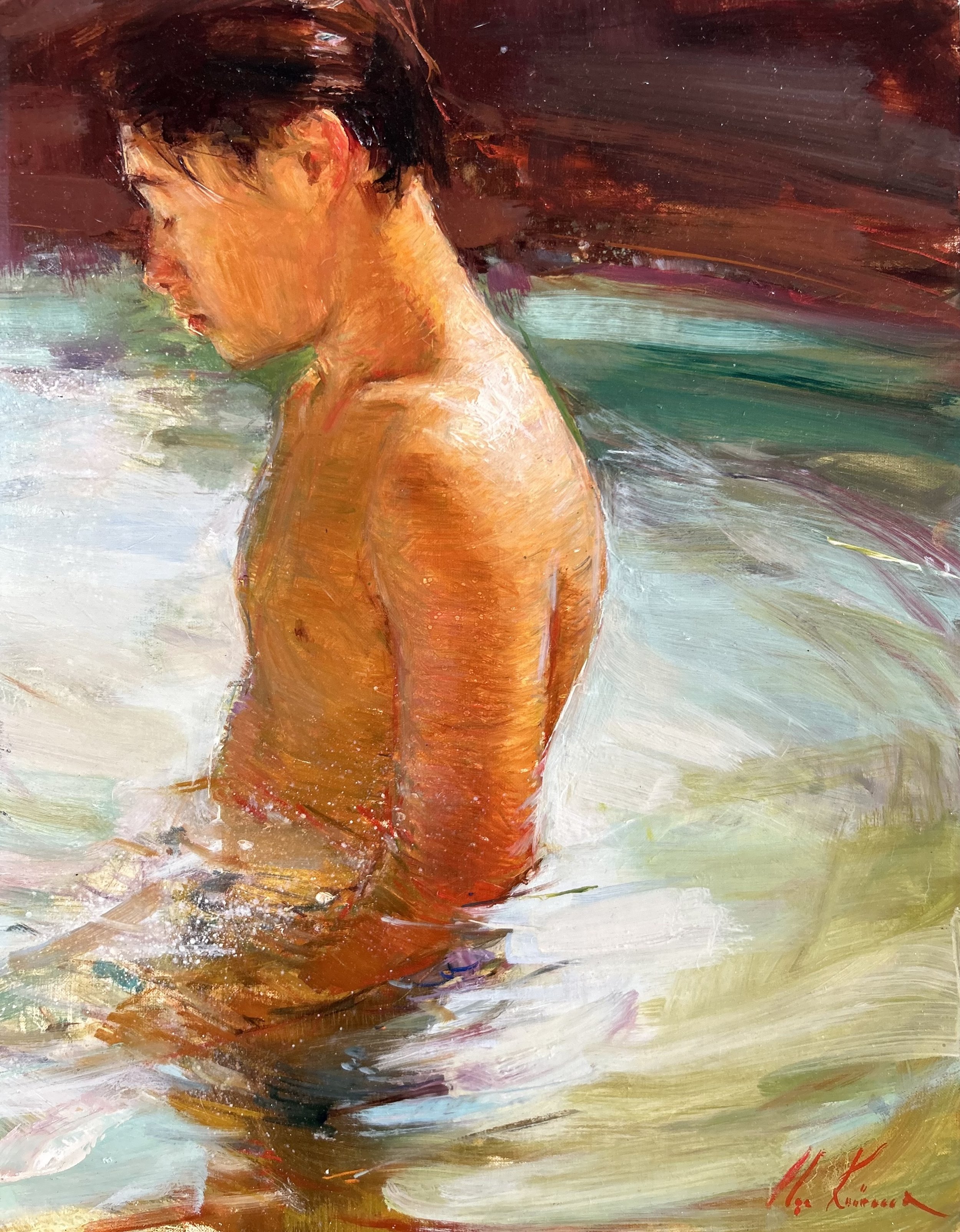 Oil on Belgian linen, 11x14 inches