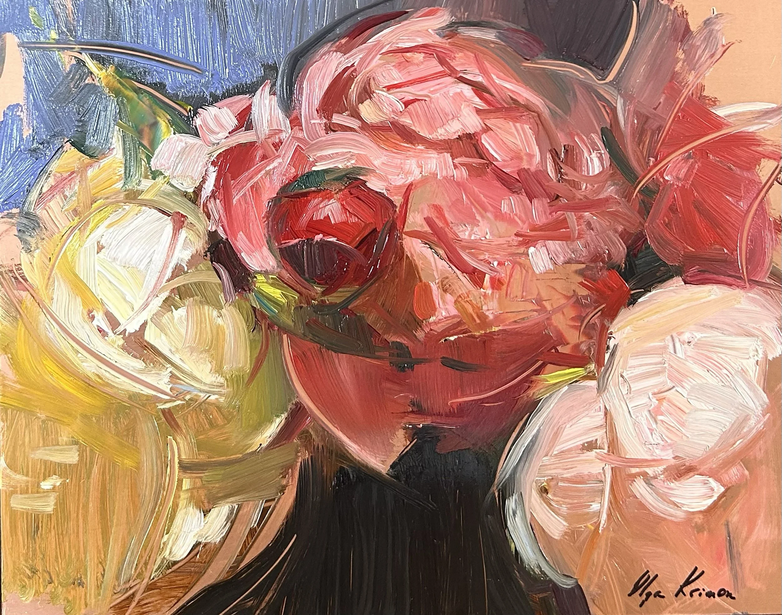 Lush I, oil on copper, 8x10 inches