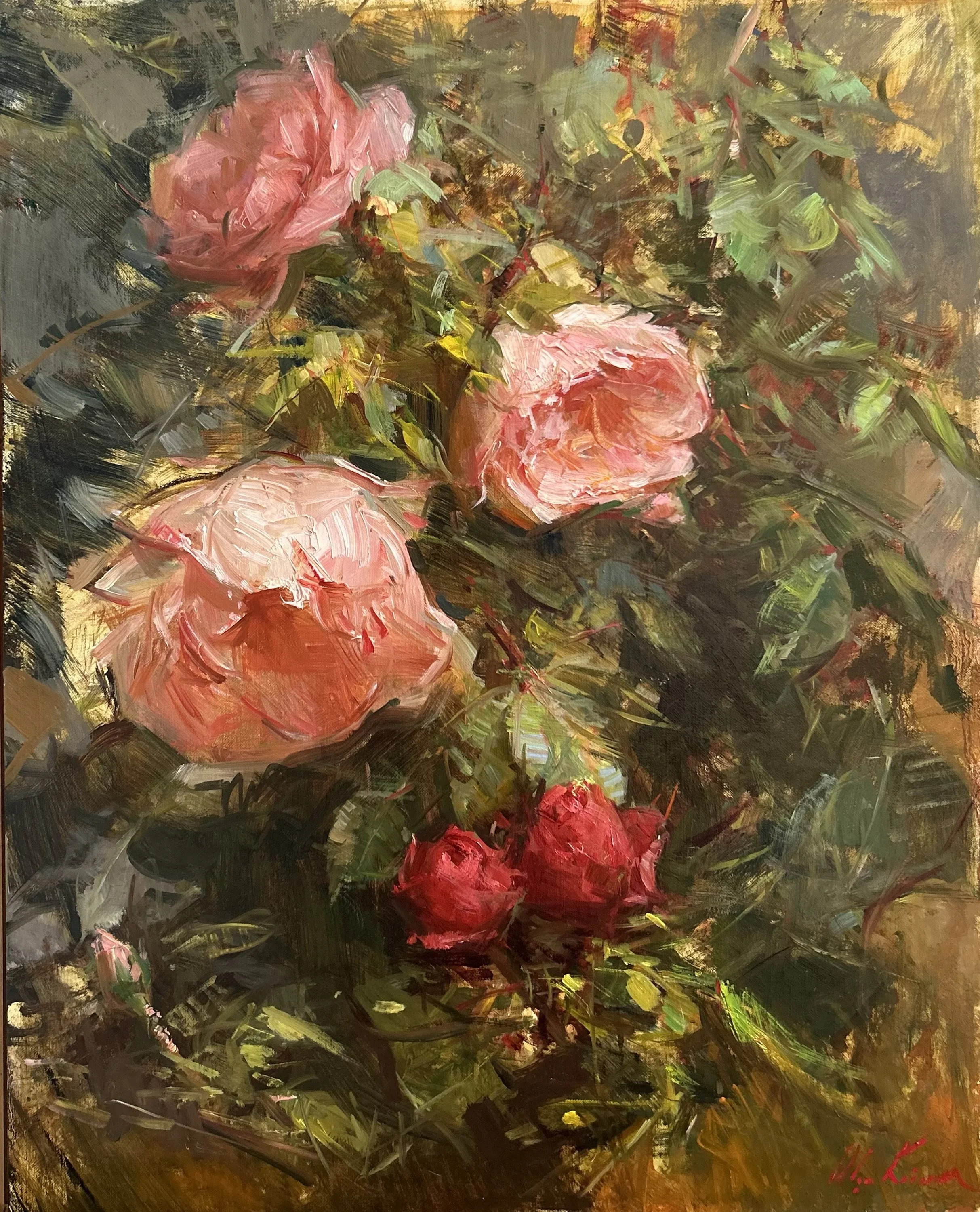She Was The Garden, oil on Belgian linen, 16x20 inches