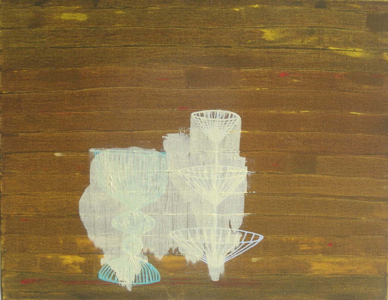   Distant Lineage,  2004  Oil on canvas  24 x 36 inches 