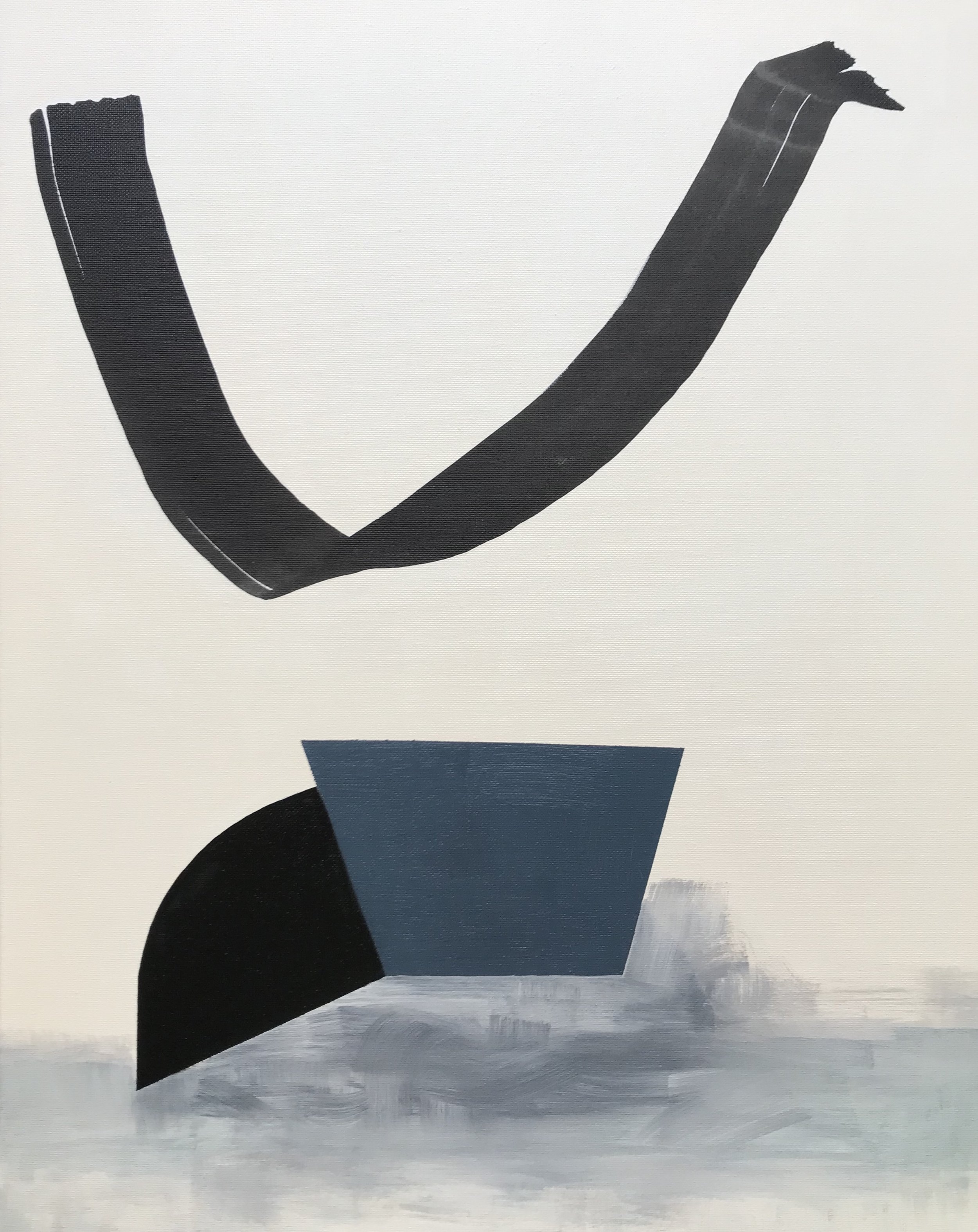   Salutation , 2018  20 x 16 inches  Acrylic on canvas 