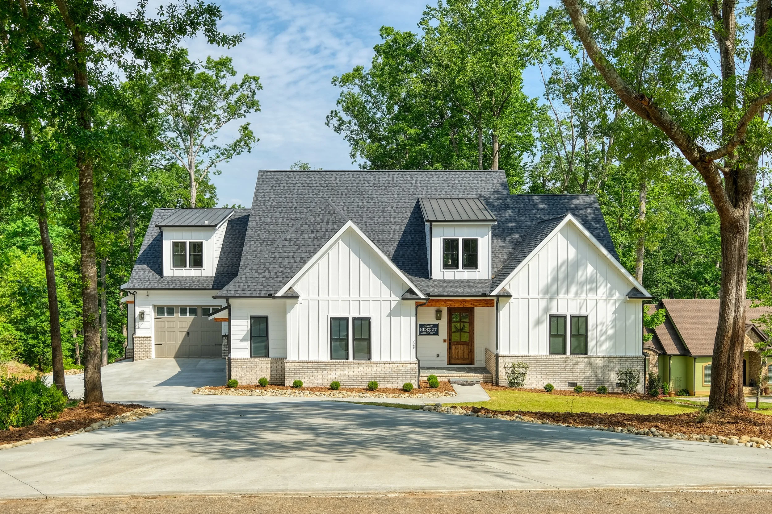 Exterior View of a home by Greenville Real Estate Photographer