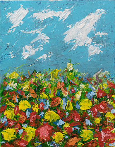 One of the paintings that I featured at this show. It’s still available to purchase.