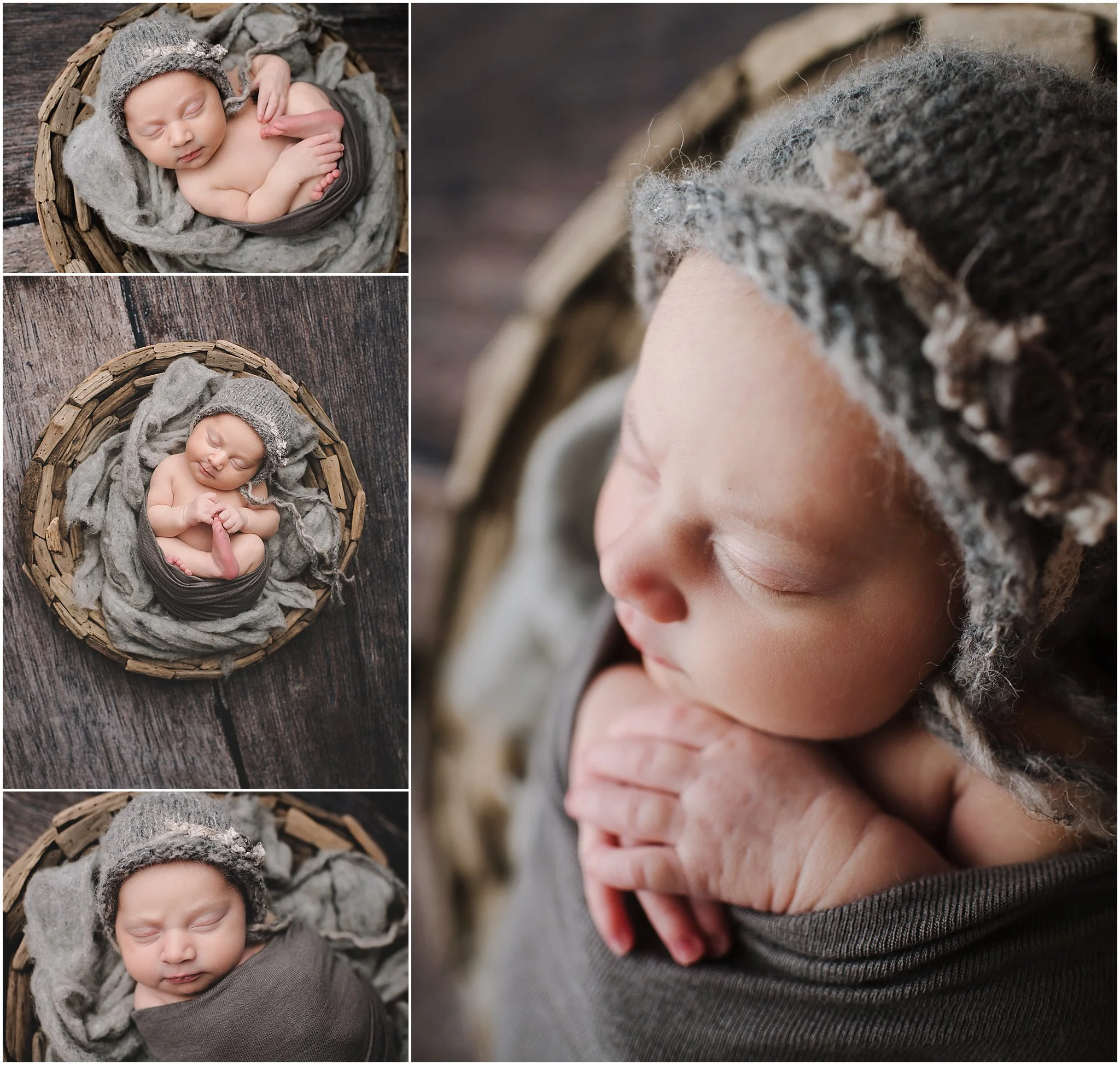 So many angles with one Prop! E was just so sweet in the bonnet her Auntie got her! 
