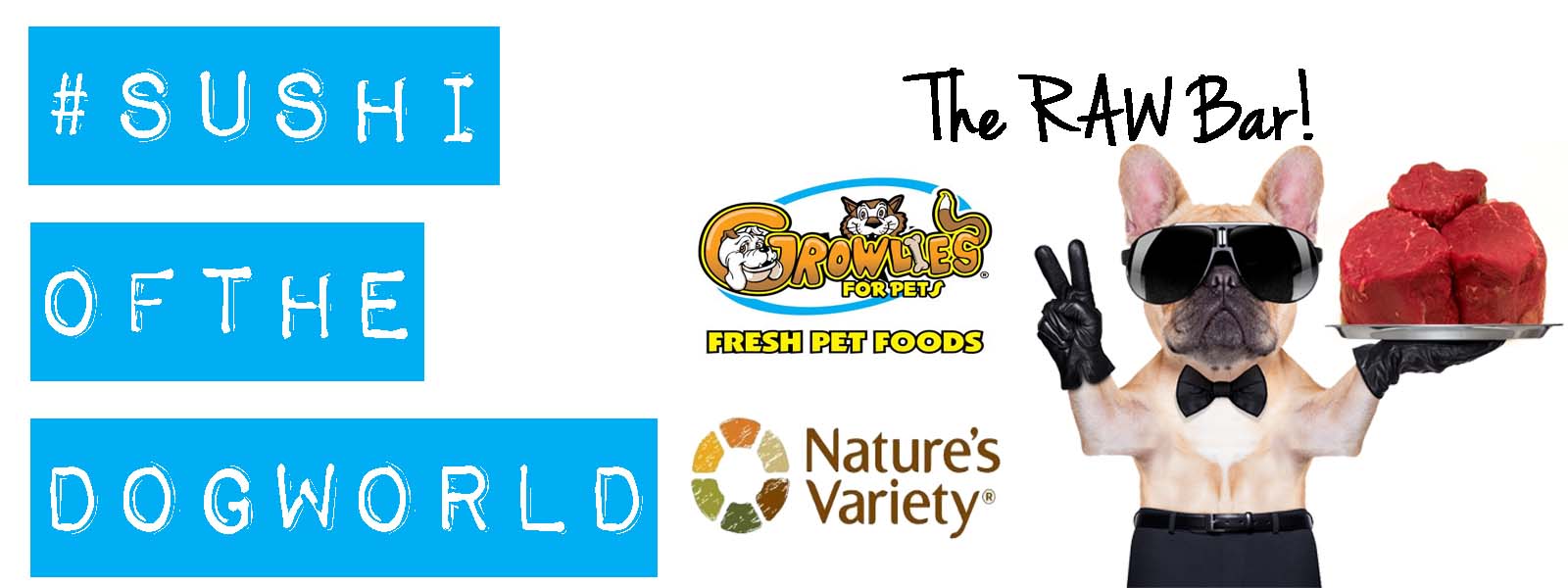 Make sure you stop by the Growlies for Pets booth for some tasty treats at the RAW bar!