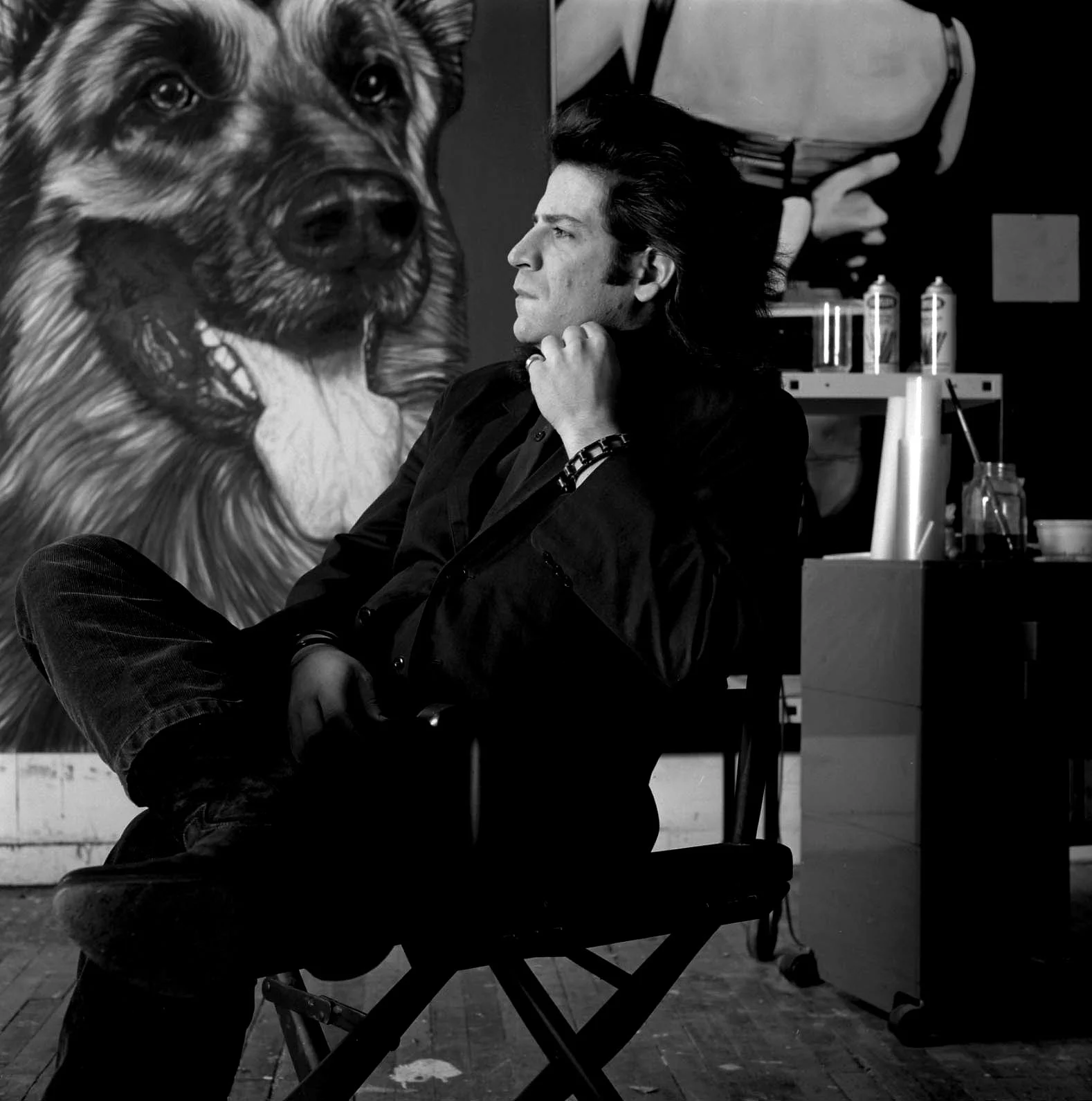 robert longo, artist,sculpture & director-german vogue