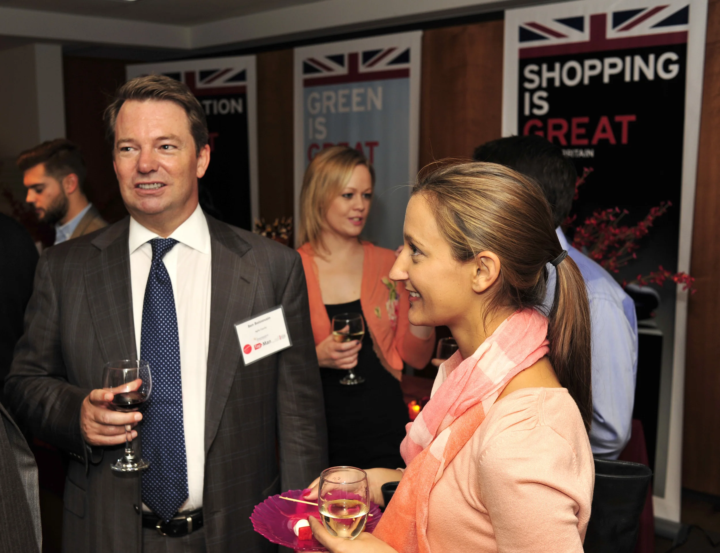 An evening at the British Consulate.