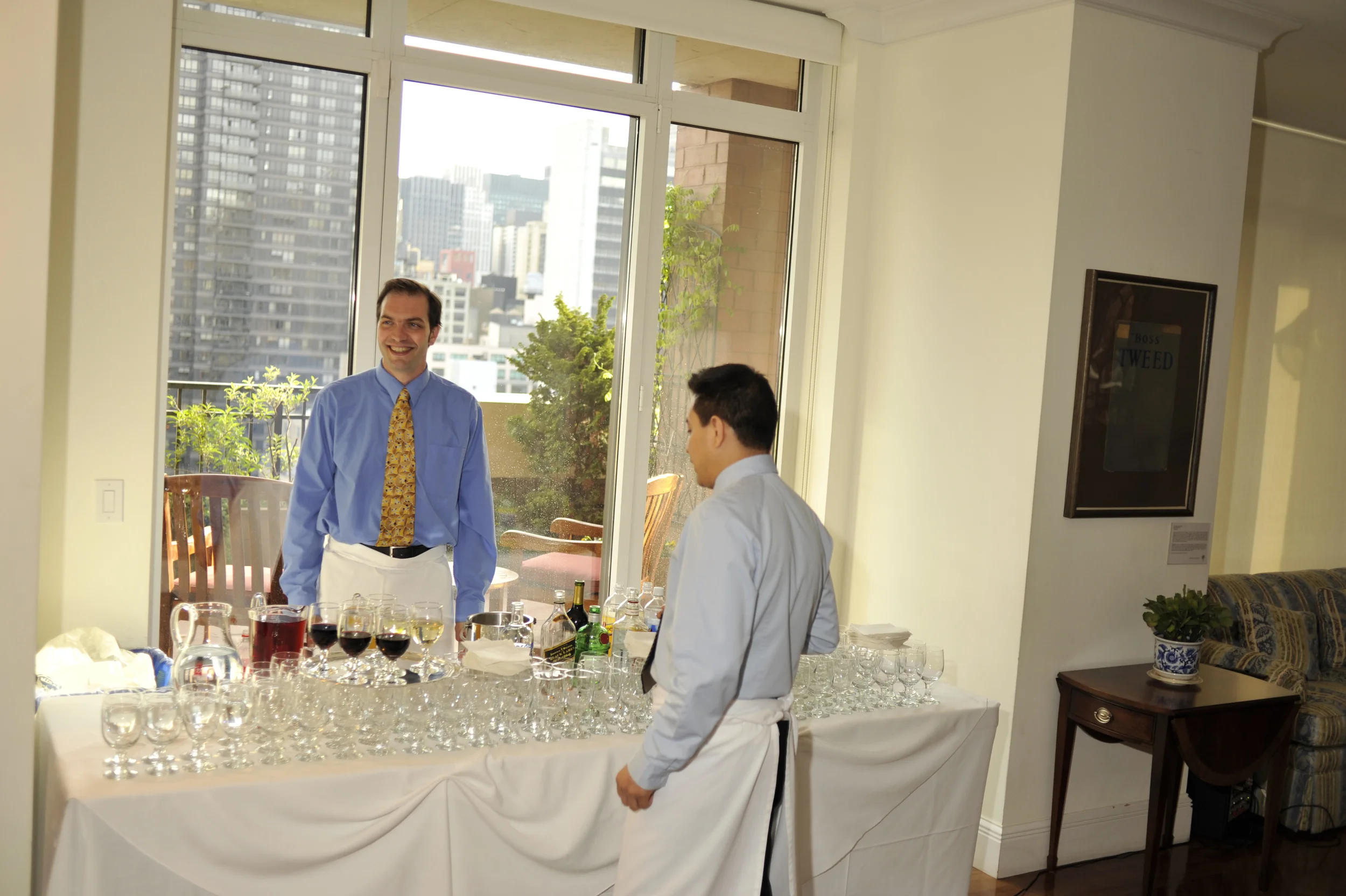 An evening at the British Consulate.