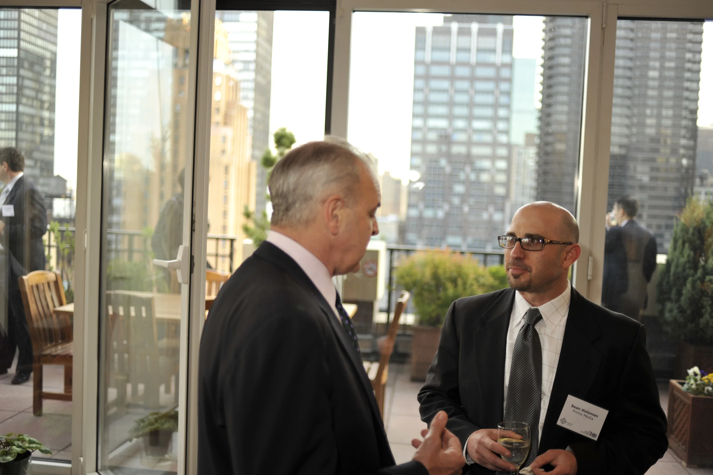 An evening at the British Consulate.