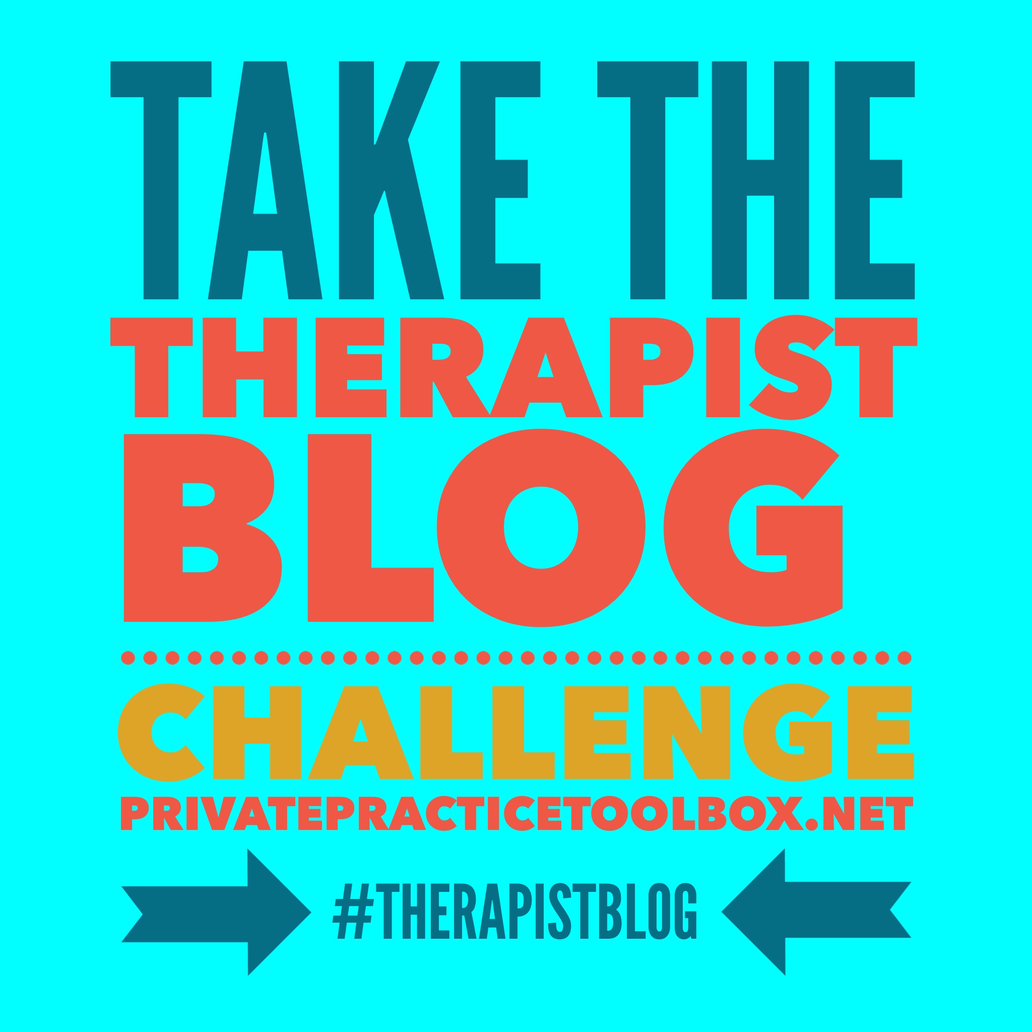 Therapist Blog Challenge