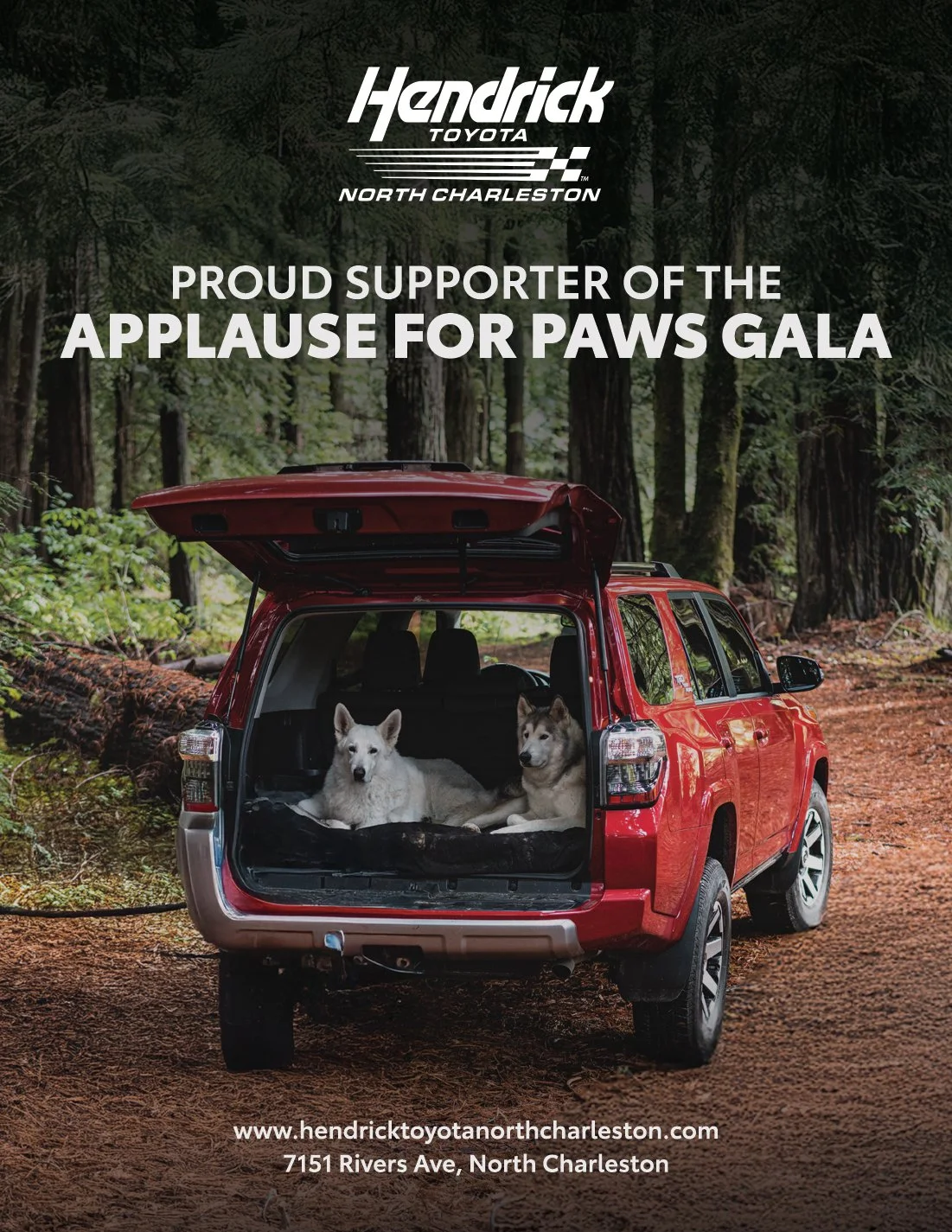  Toyota ad focusing on the Charleston Animal Society Gala. 