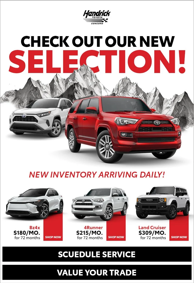  Email design for Hendrick Toyota Concord. 