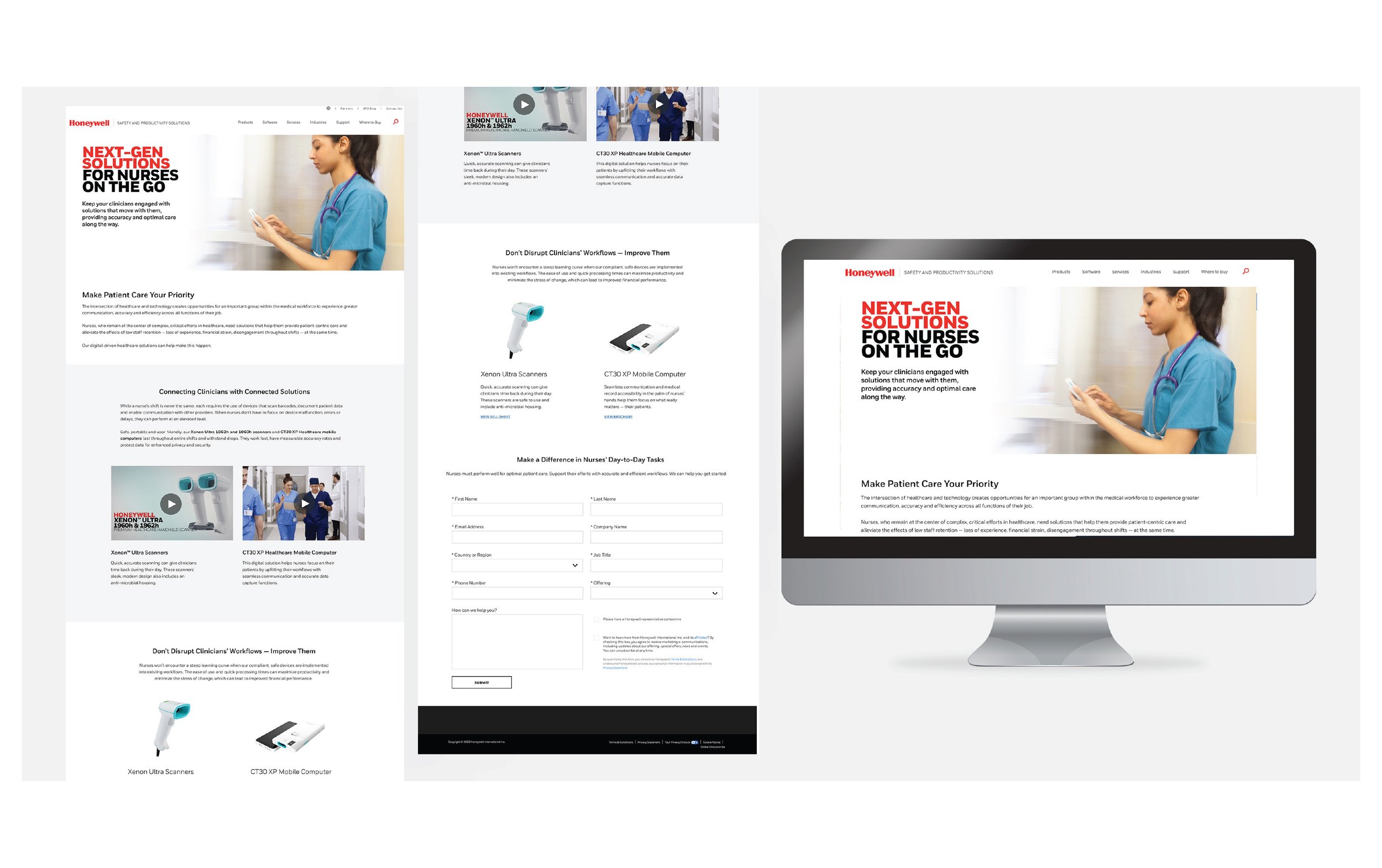  Healthcare C Suite &amp; Nursing web design.  
