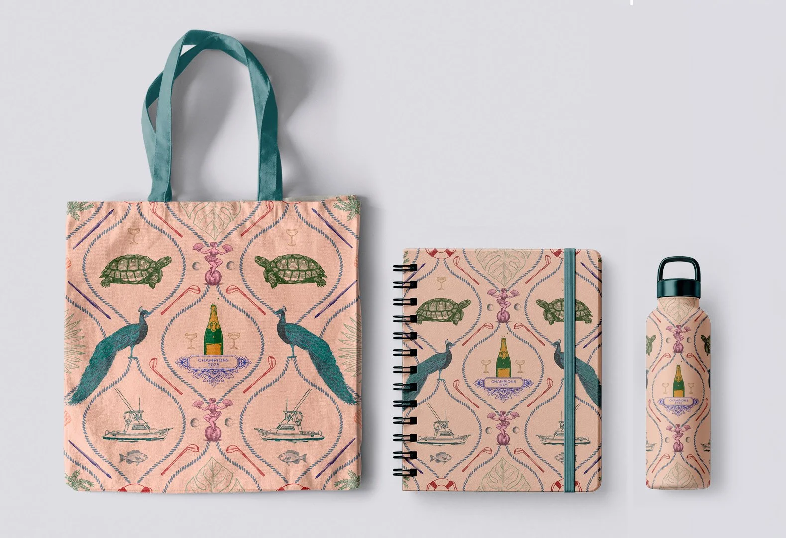  Pattern designed for swag that will be given out on upcoming Champions Trip. 