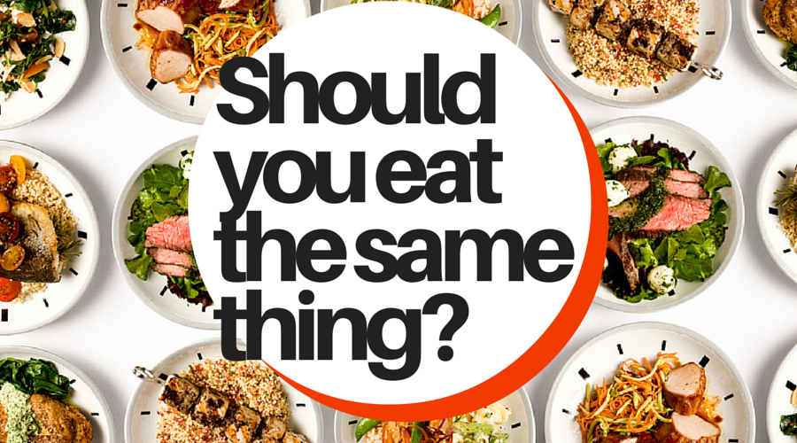 Should you eat the same thing every day?