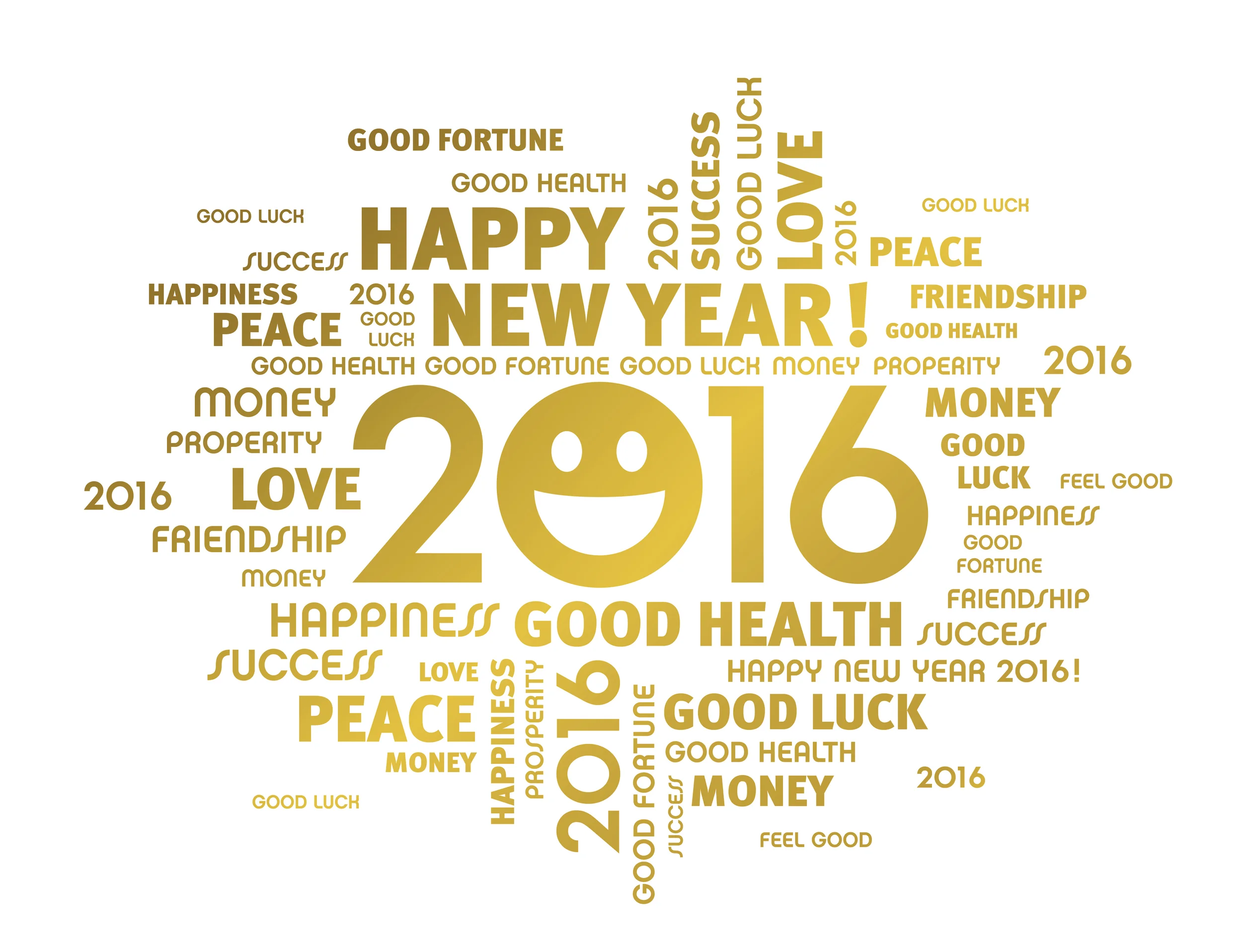 2016 NEW YEAR'S RESOLUTIONS 