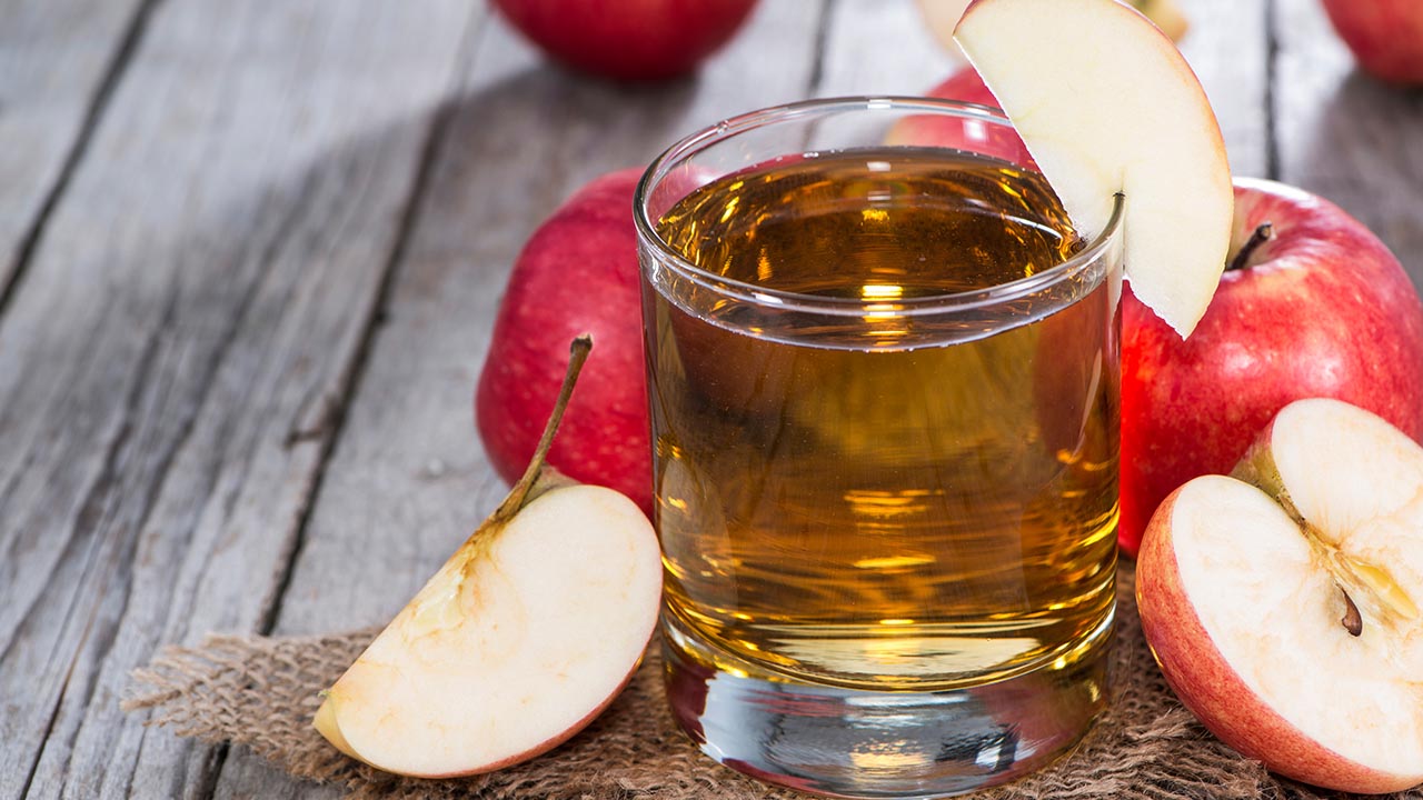 Diluted apple juice for gastroenteritis