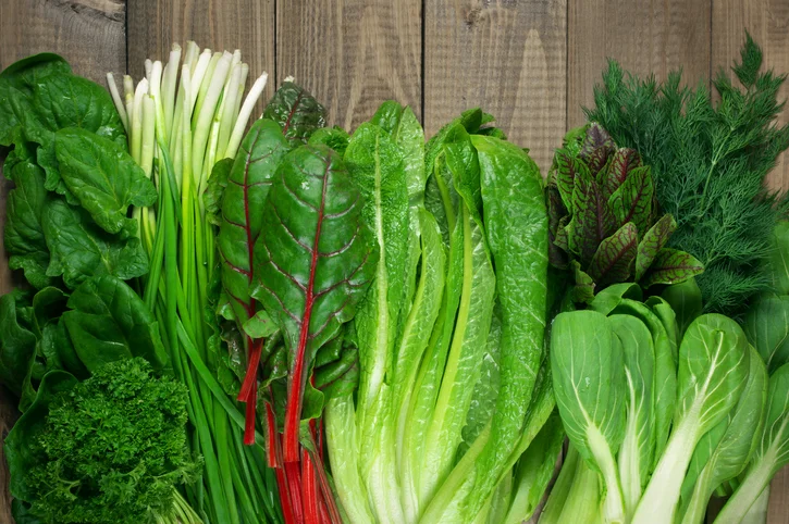 Leafy greens -The color of health