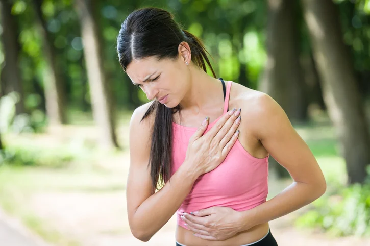 Common potential causes of chest pain