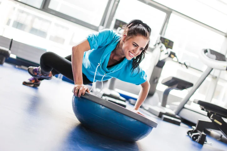 Get total body benefits with a BOSU ball