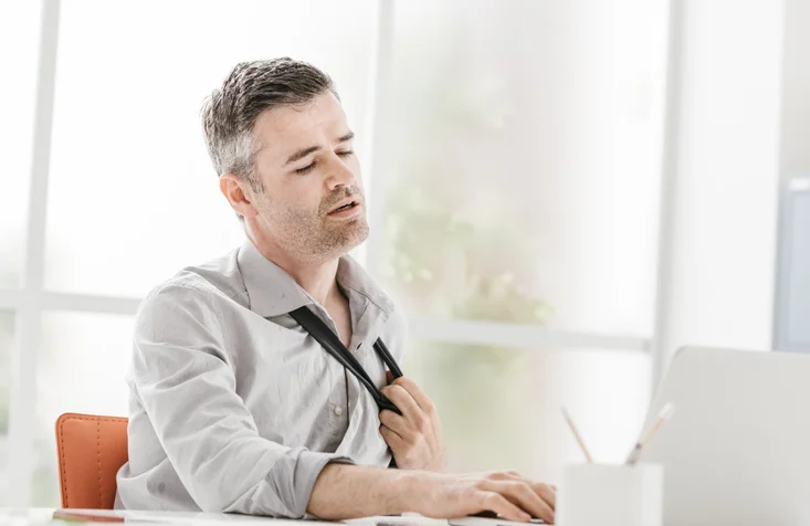 Men can have hot flashes too