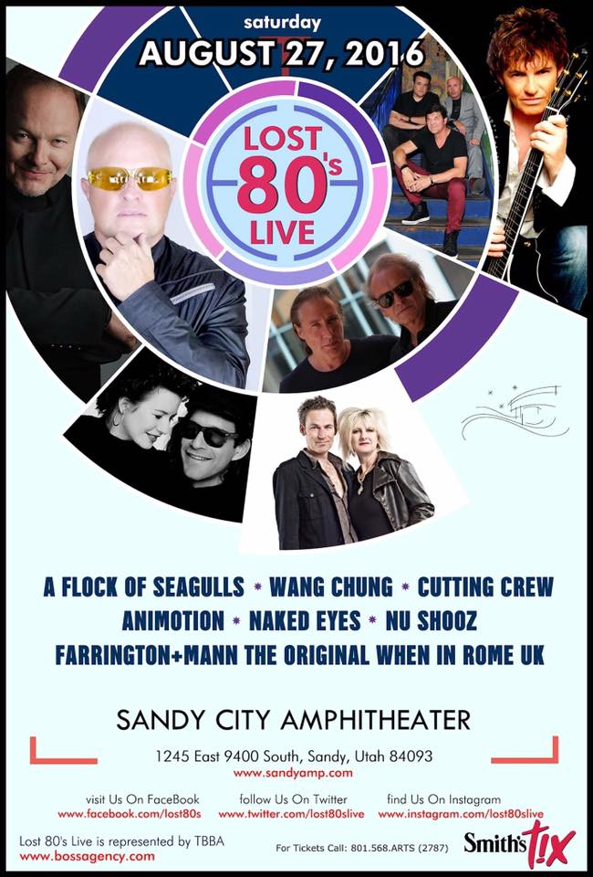 The Lost 80s Live Tour w/Flock of Seagulls, Wang Chung and more...