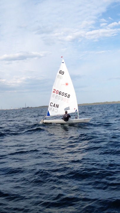 Getting the boat through the waves