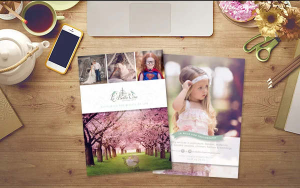 Flyer Print for La Bella Vita Photography