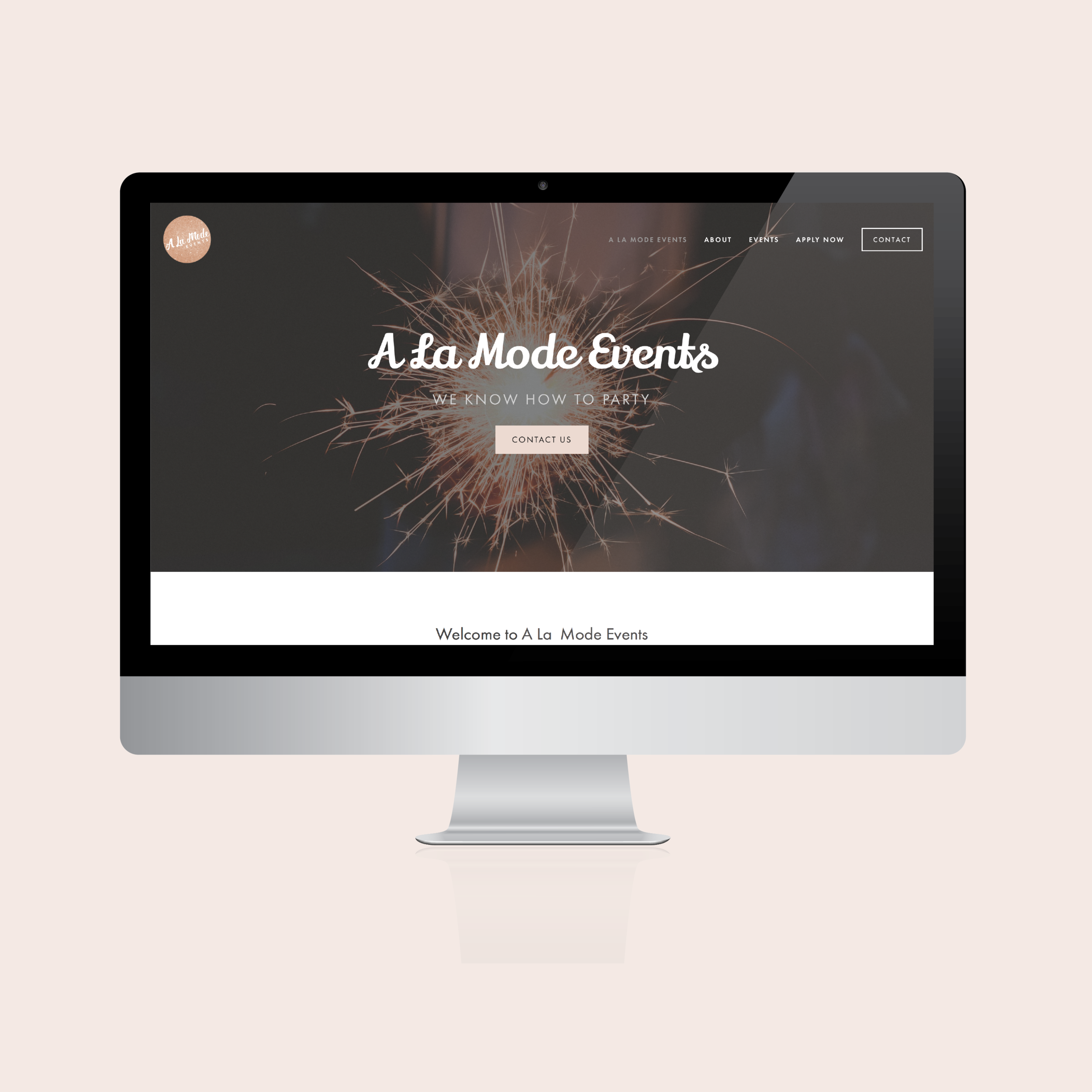 A LA MODE EVENTS - webpage