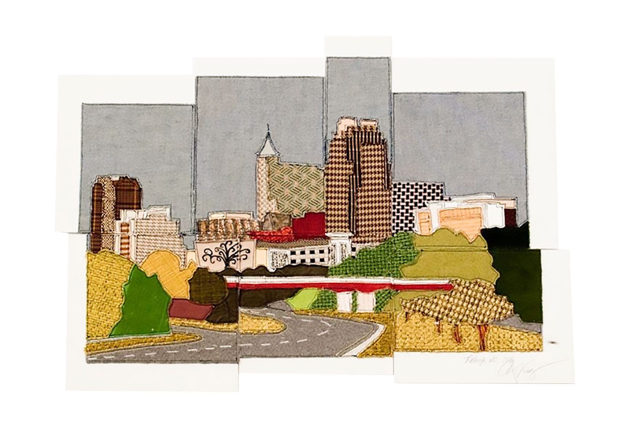 Raleigh City Skyline, 2015