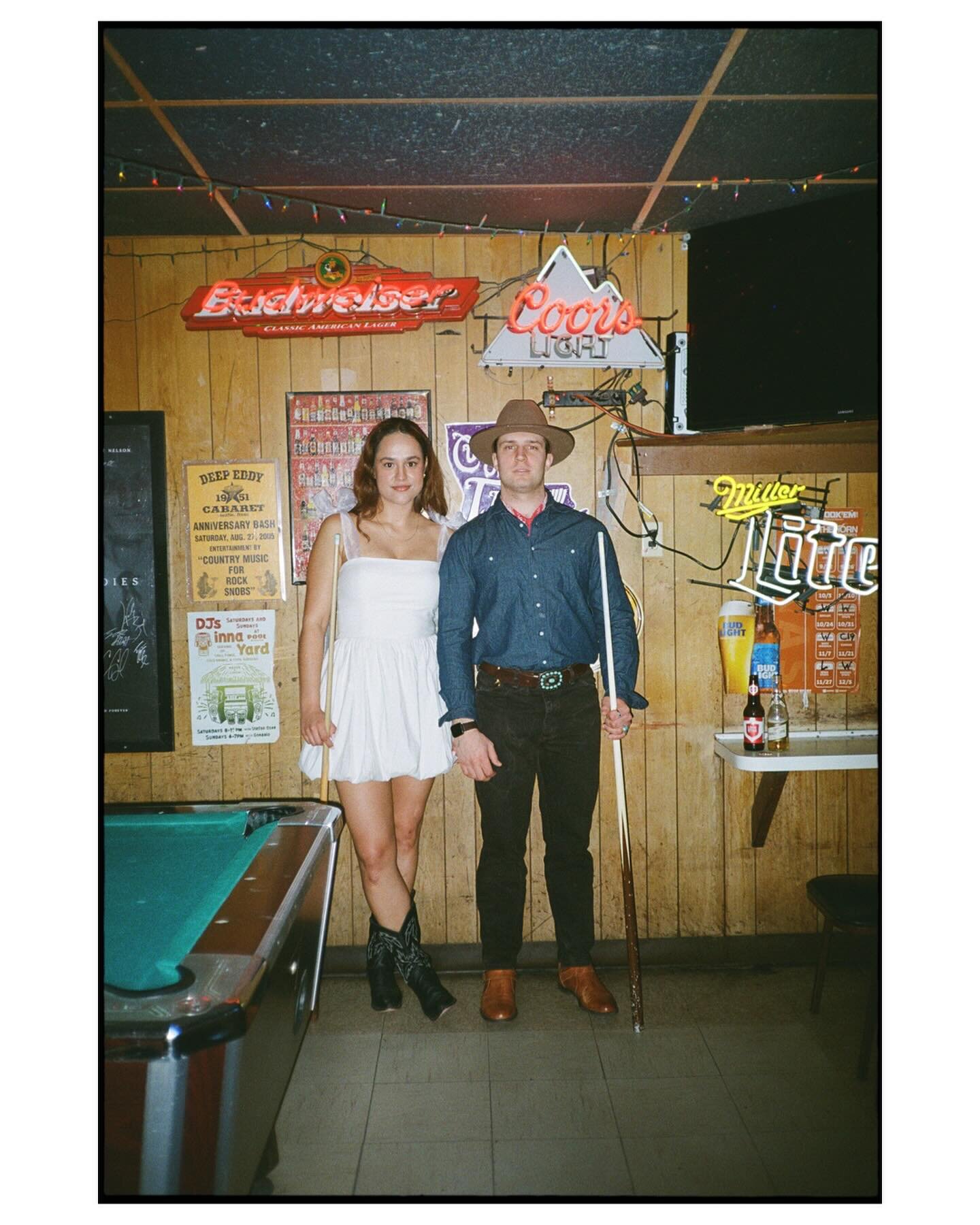 Cami &amp; Jeff walk into a bar&hellip;

Can&rsquo;t wait to celebrate these cuties tomorrow!

@deepeddycabaret 
@camiteran_ 

#austinweddingphotographer #austinengagementphotographer #austincouplesphotographer #austintx #atxweddingphotographer #inti