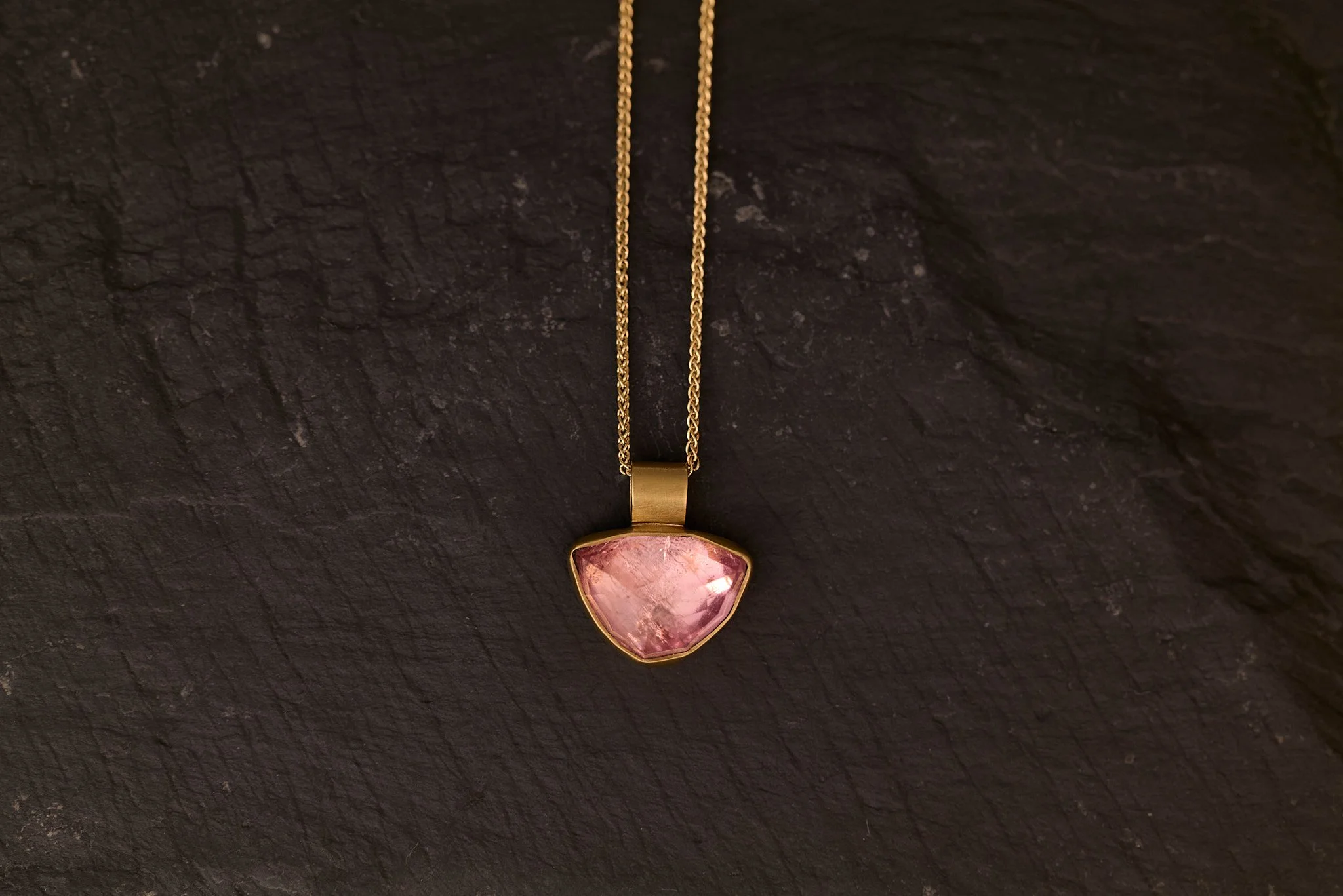 Rose Cut Tourmaline Necklace
