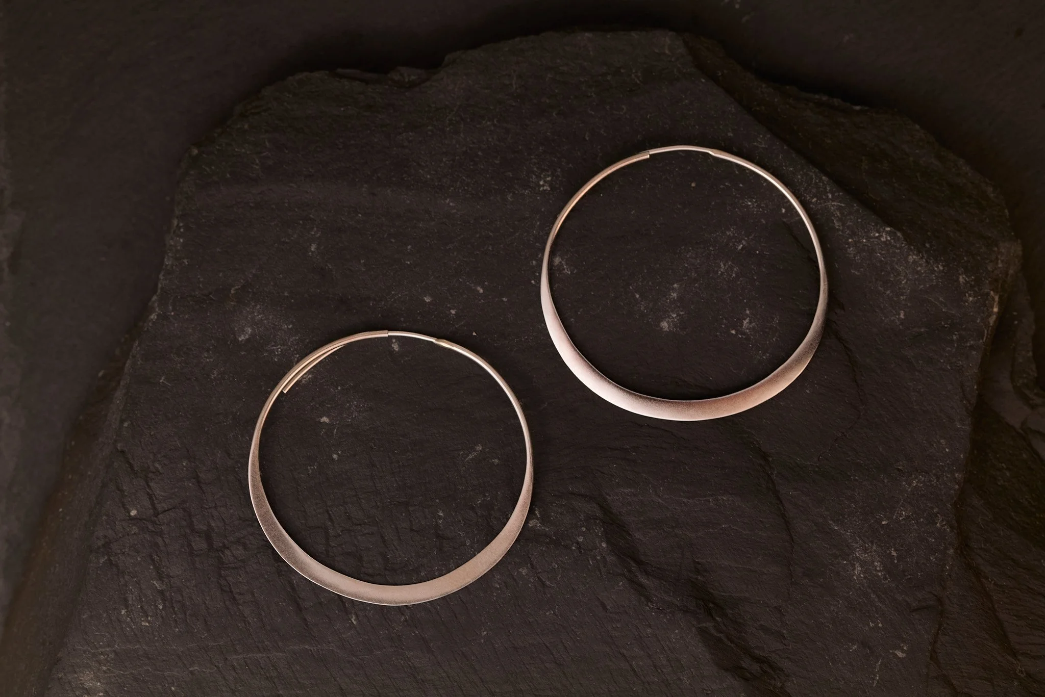 Silver Hoop Earrings