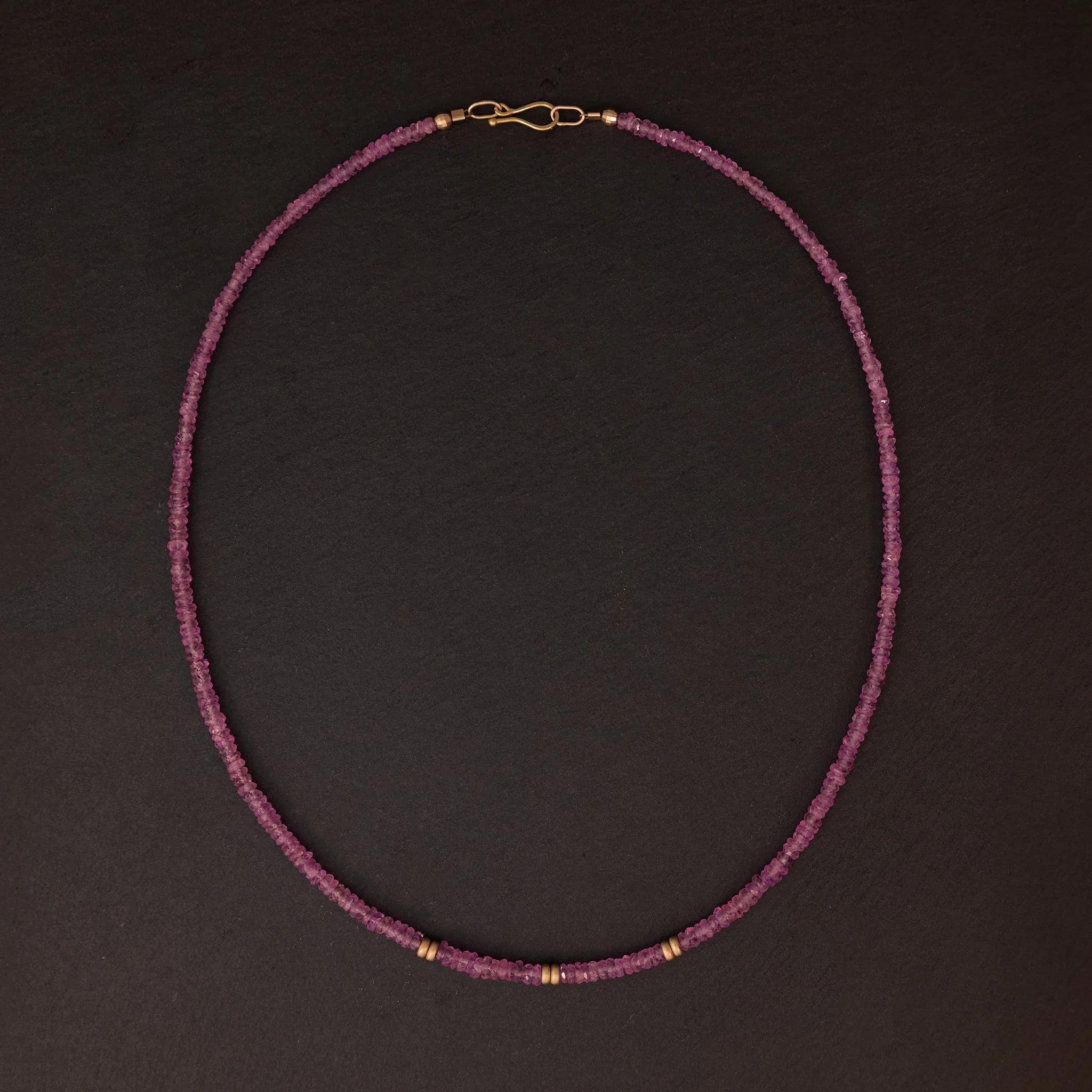 Pink Sapphire Necklace