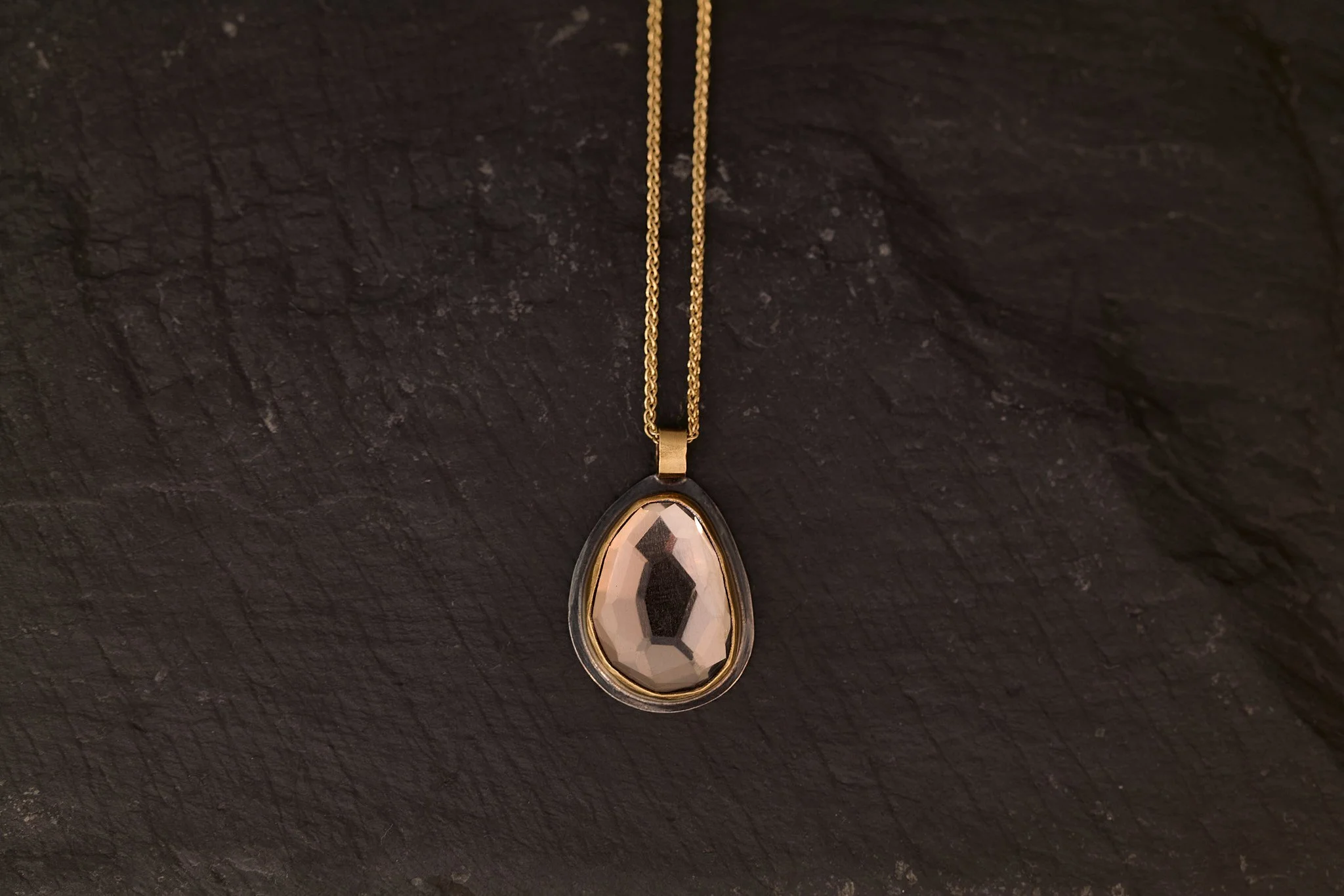 Smokey Quartz Pendant Necklace