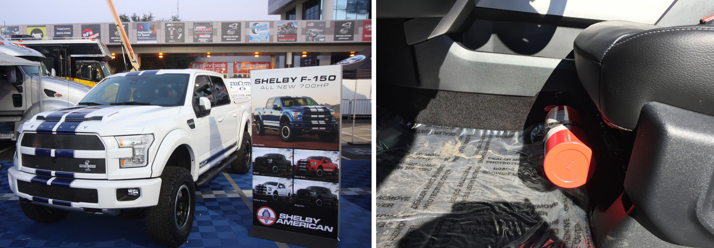 2016 Ford F150 on Shelby booth at SEMA