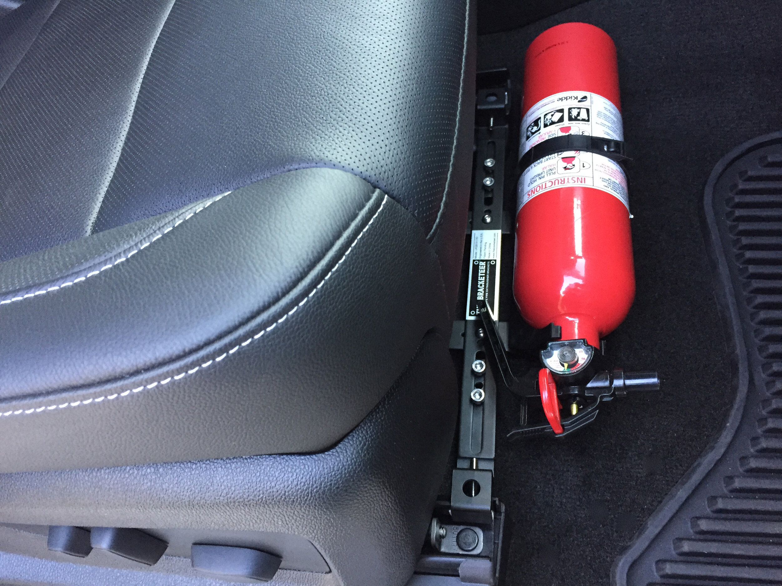 UFEB1317/D Car Fire Extinguisher Bracket — The Bracketeer