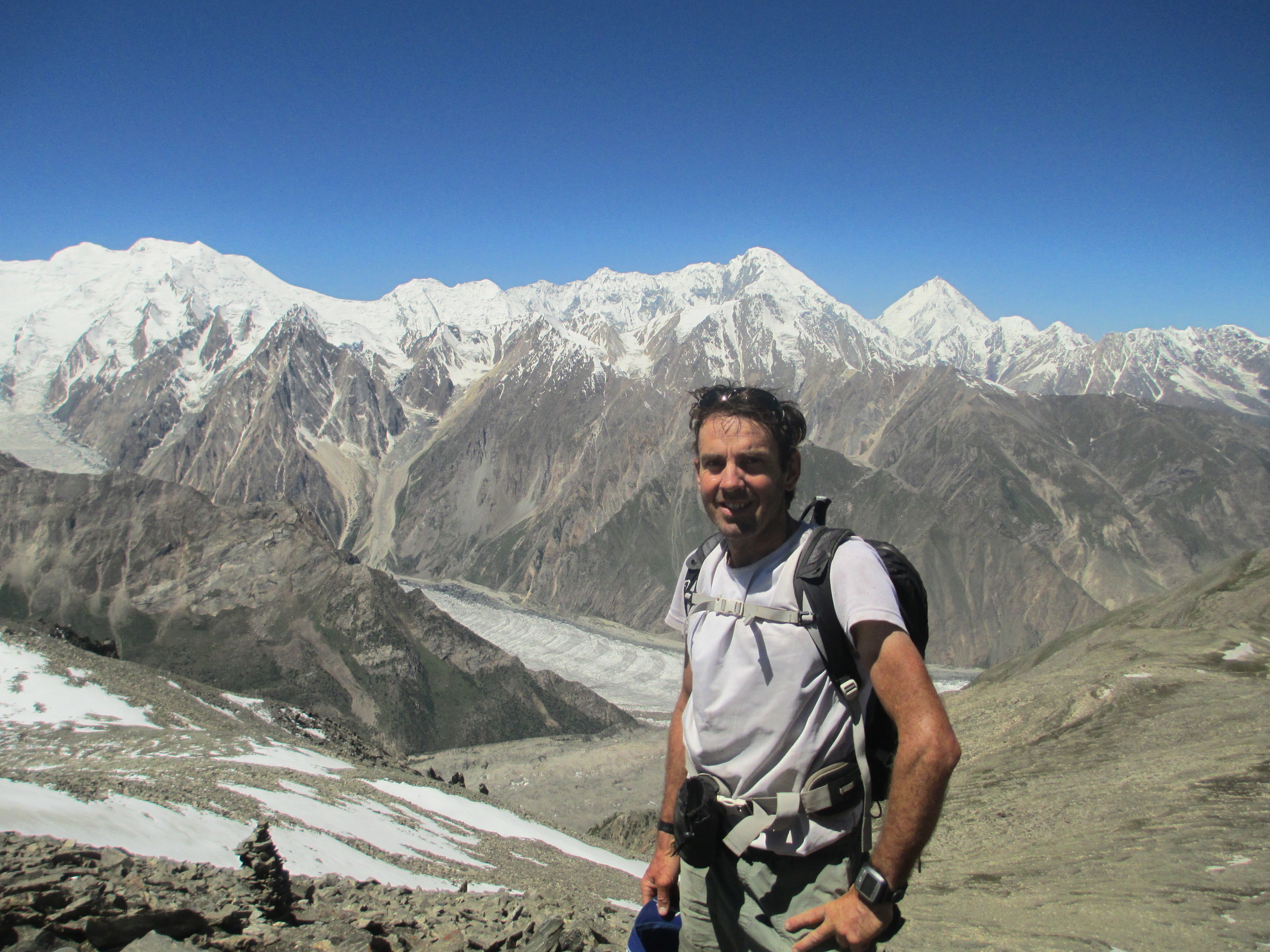 Looking across to Rakaposhi and Diran above the Barapu glacier