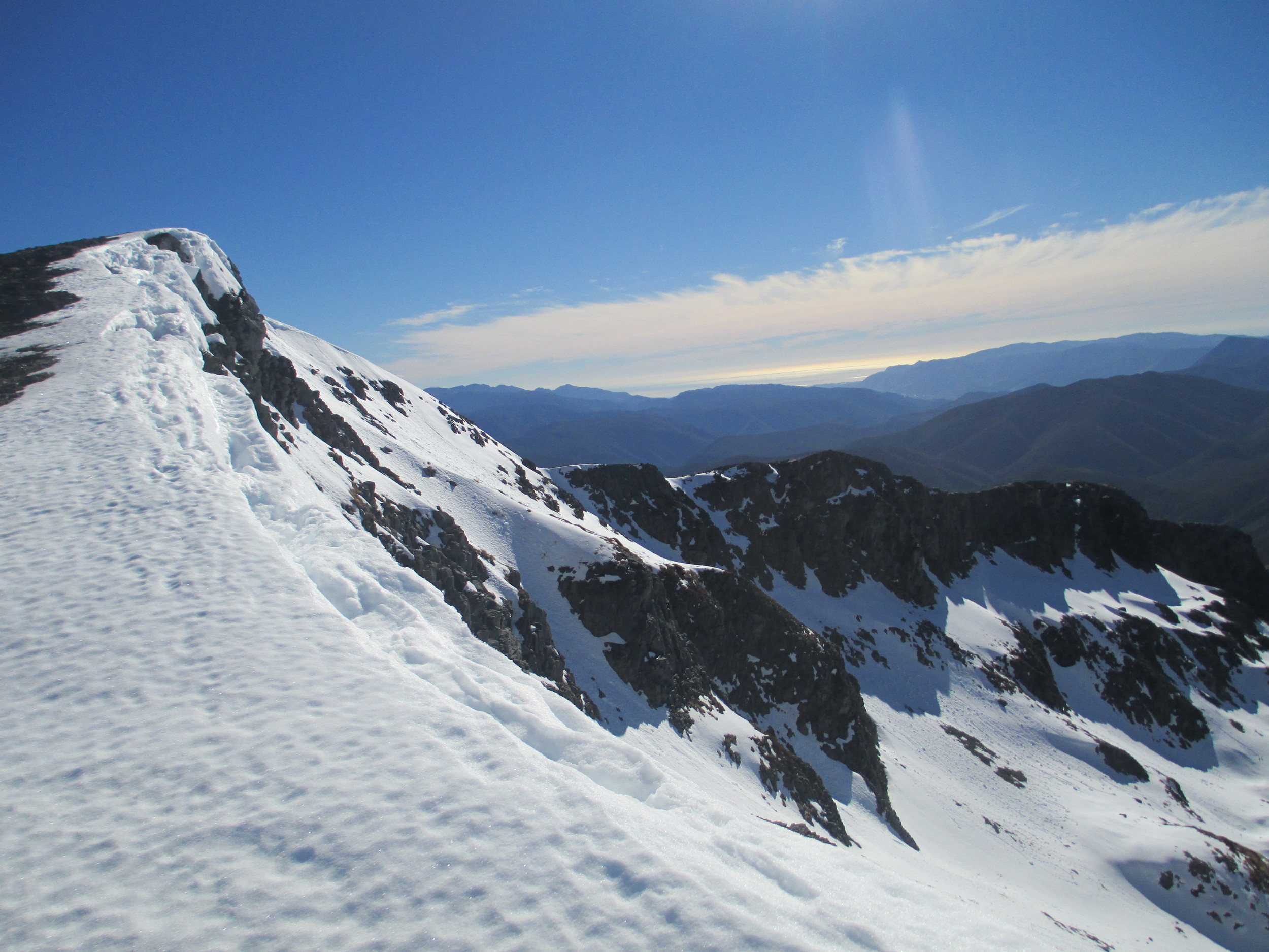   final   ridge on local training, Mount Arthur   