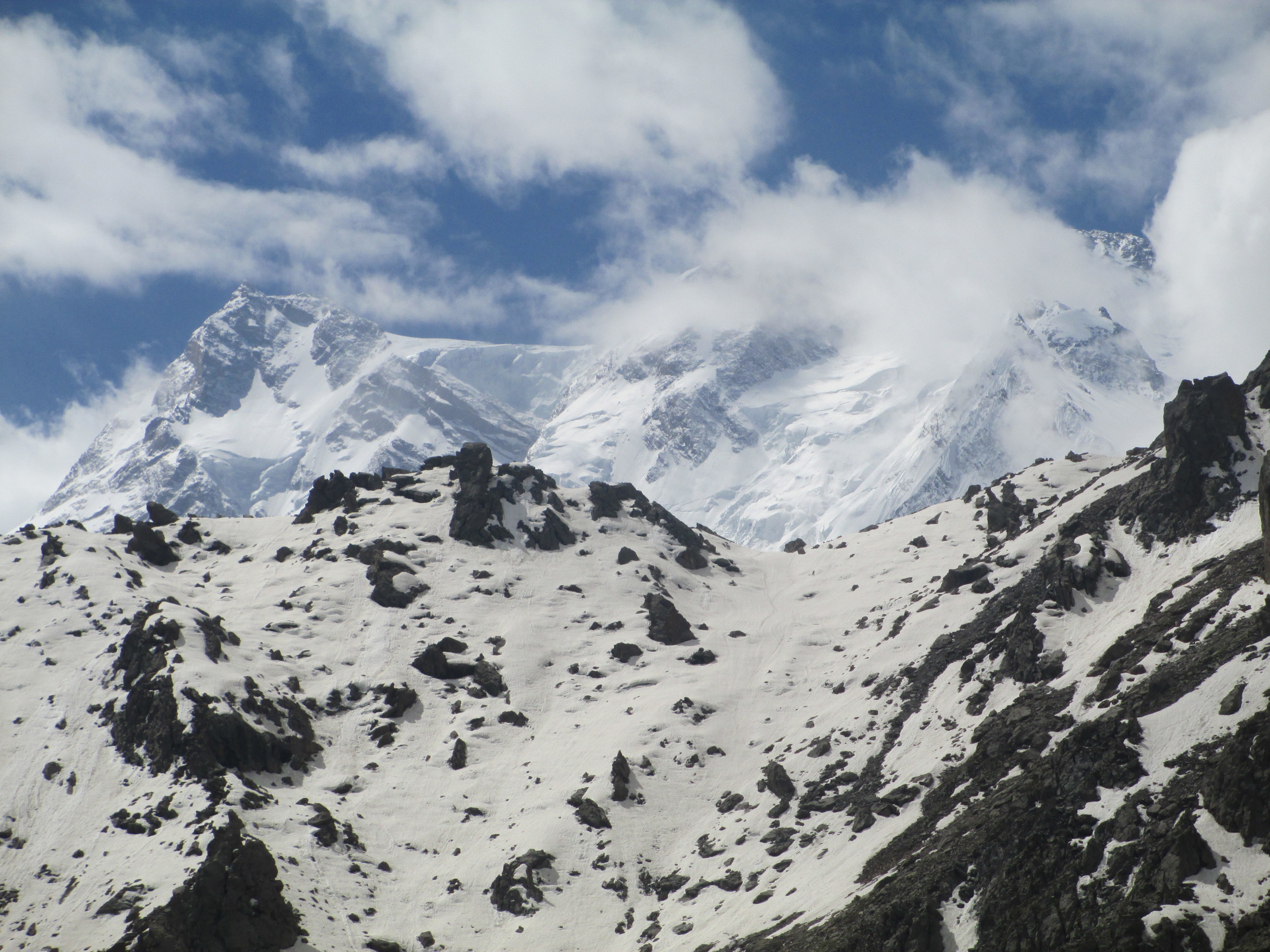  Even on the clearest day,with the sun bright and blue , a cloud seemed to move down from the heights and bring coldness into our bones. It was a thing not of the eye or body ,but of the mind. a cloud of fear,a cloud of death.Tenzing Norgay 