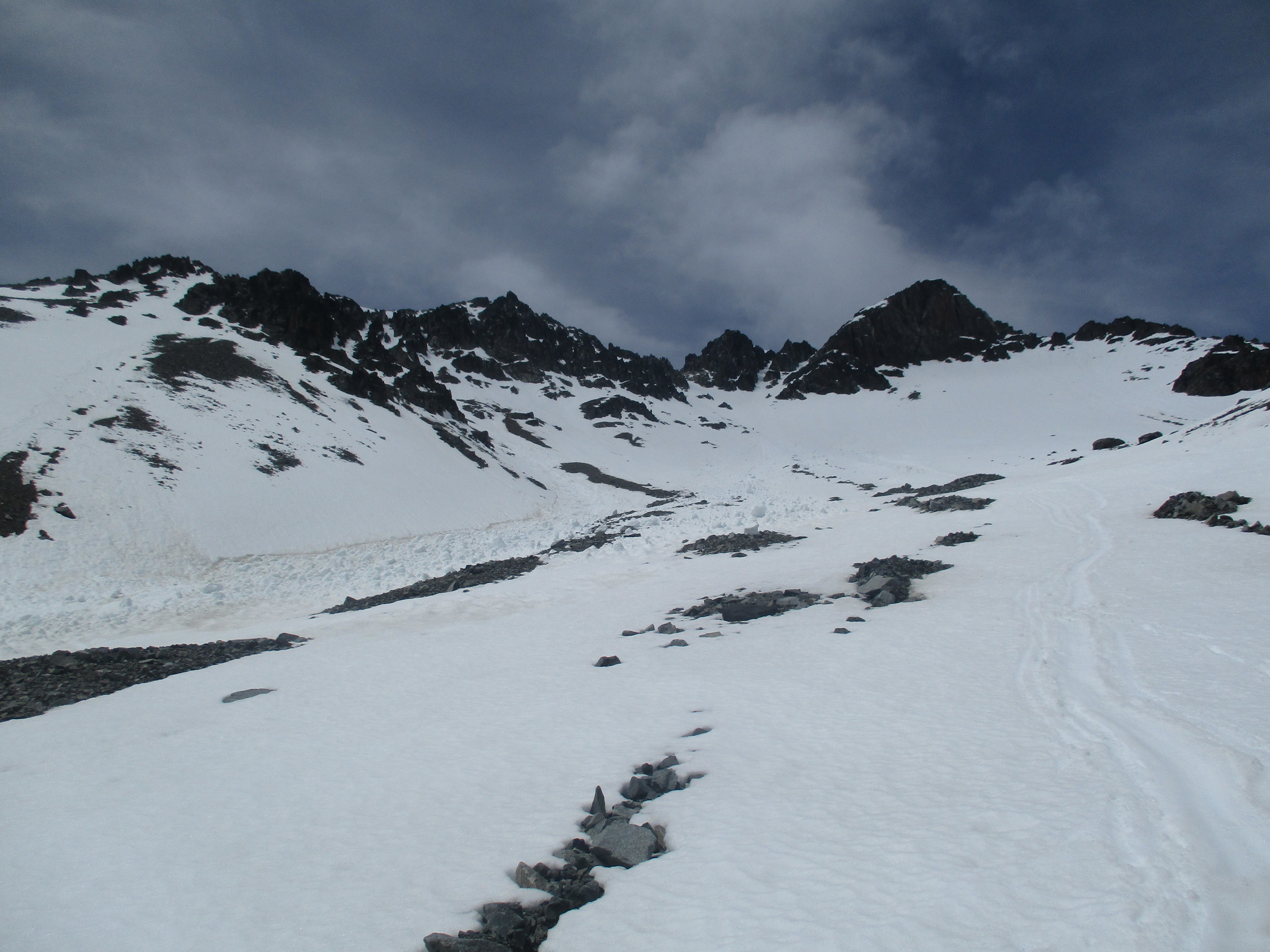   Tappy south Face - a long way up  