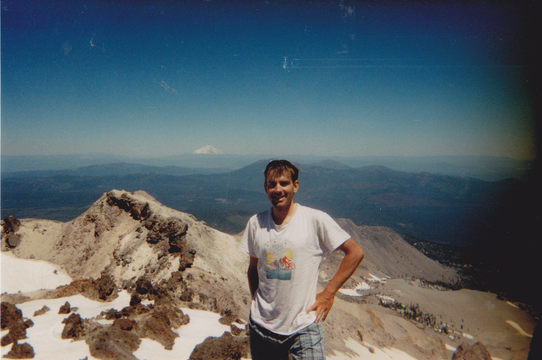  Early Velo Mountaineering mission up Mount Lassen 3190m in California during year 2000 