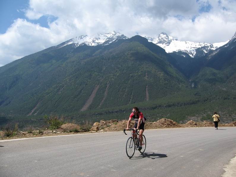   First Pass between Tiger Leaping Gorge and Shangrila Yunnan China  