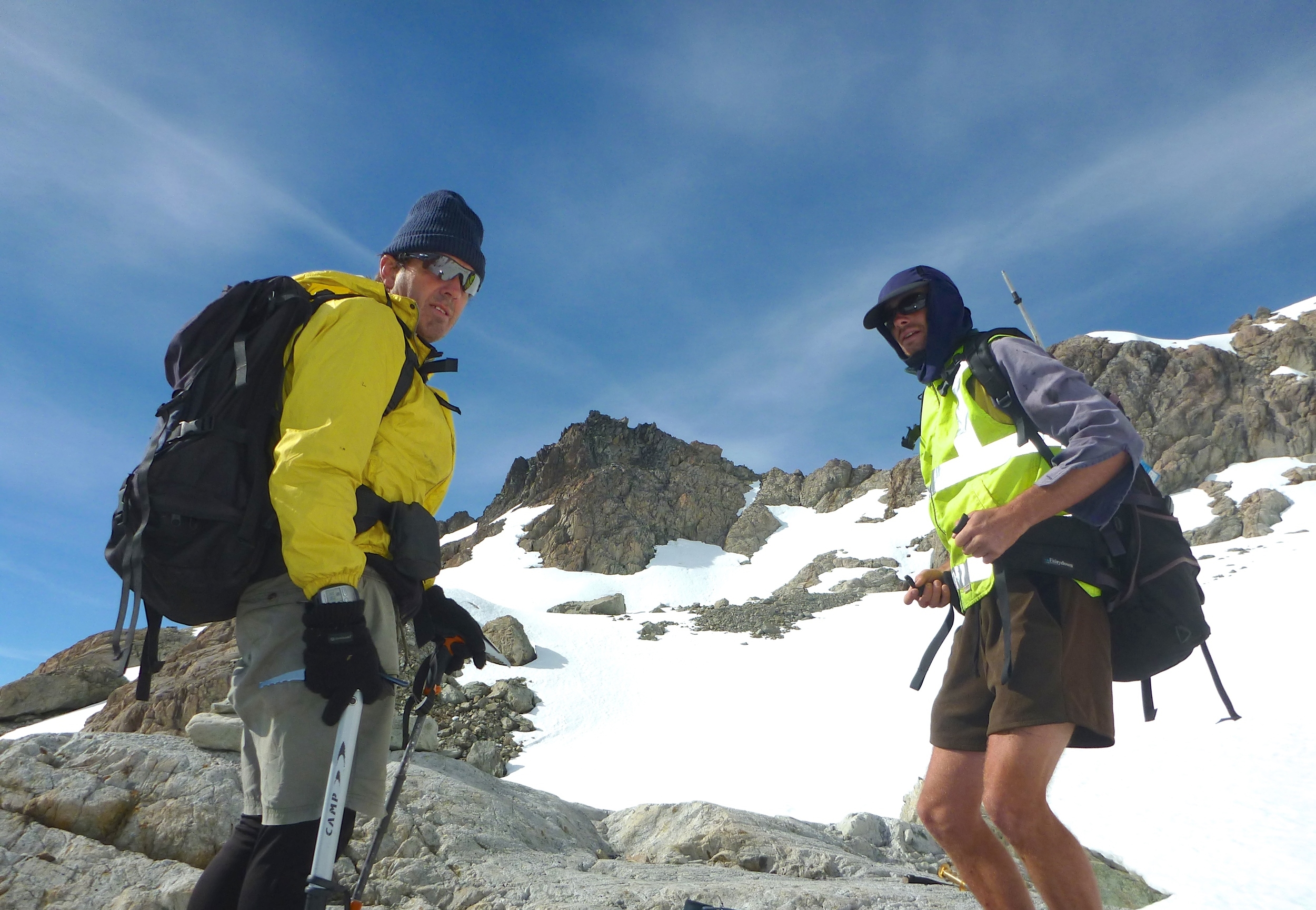   On Mount Hopeless 2290m In Nelson Lakes National park with Carl  