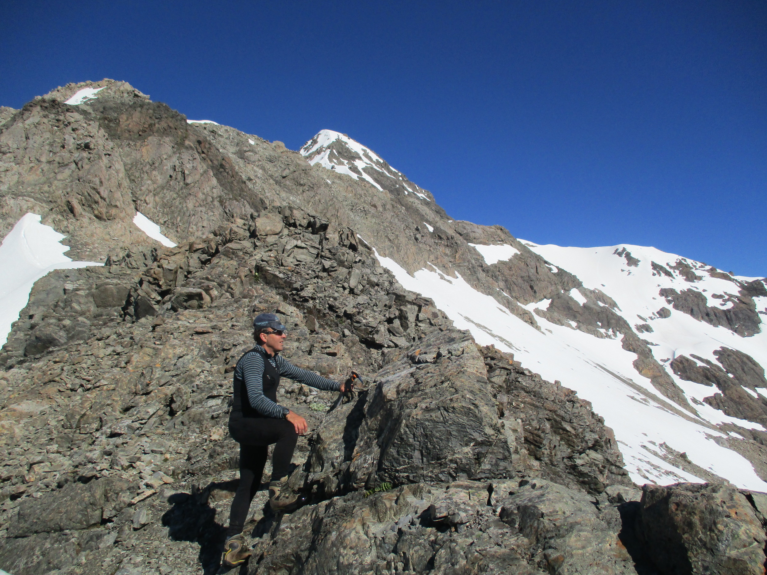   On the Rome ridge, Arthurs pass National park late 2015  