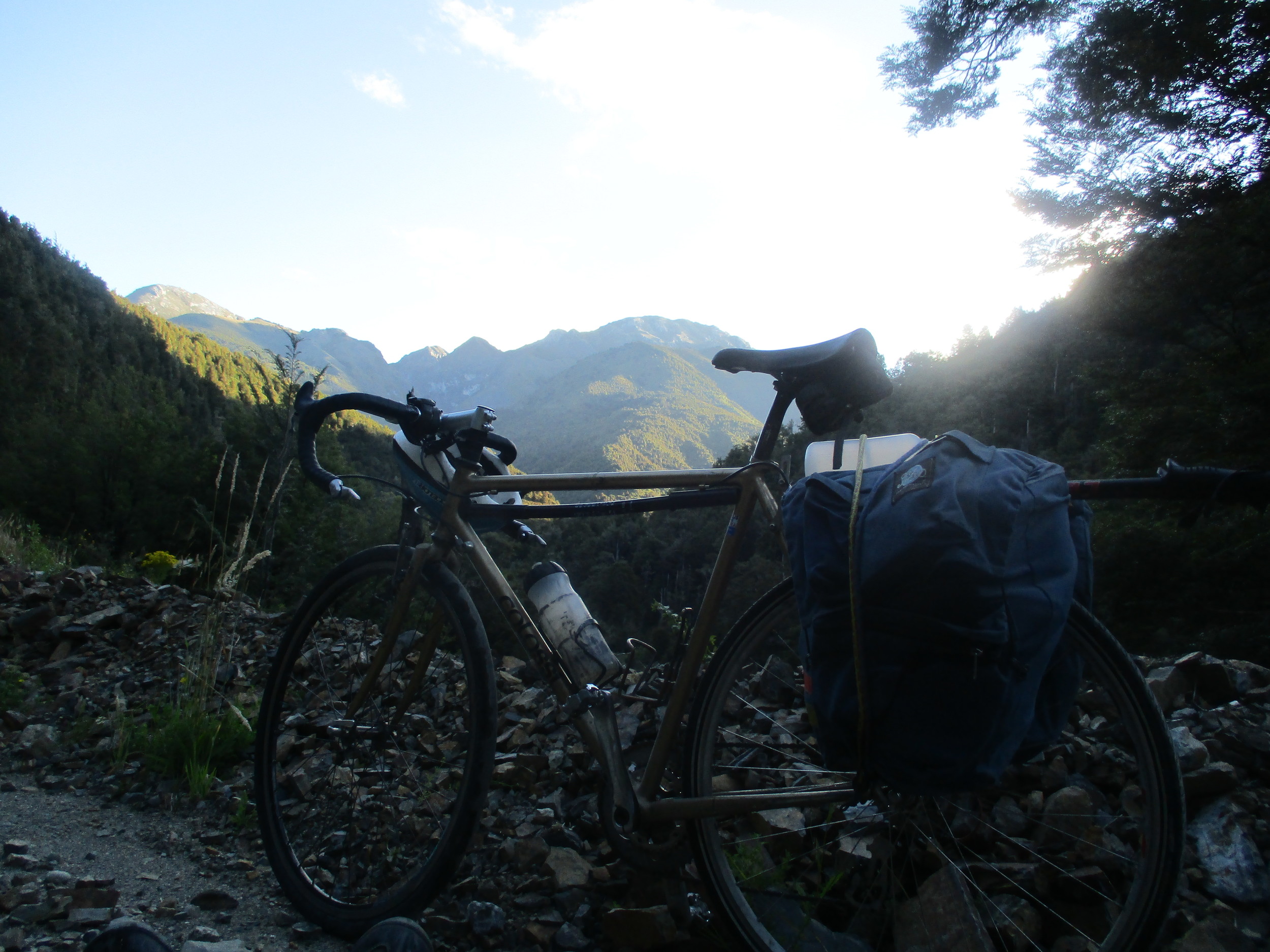   Heading up the Wangapeka valley on route to the Mount Owen Massif  