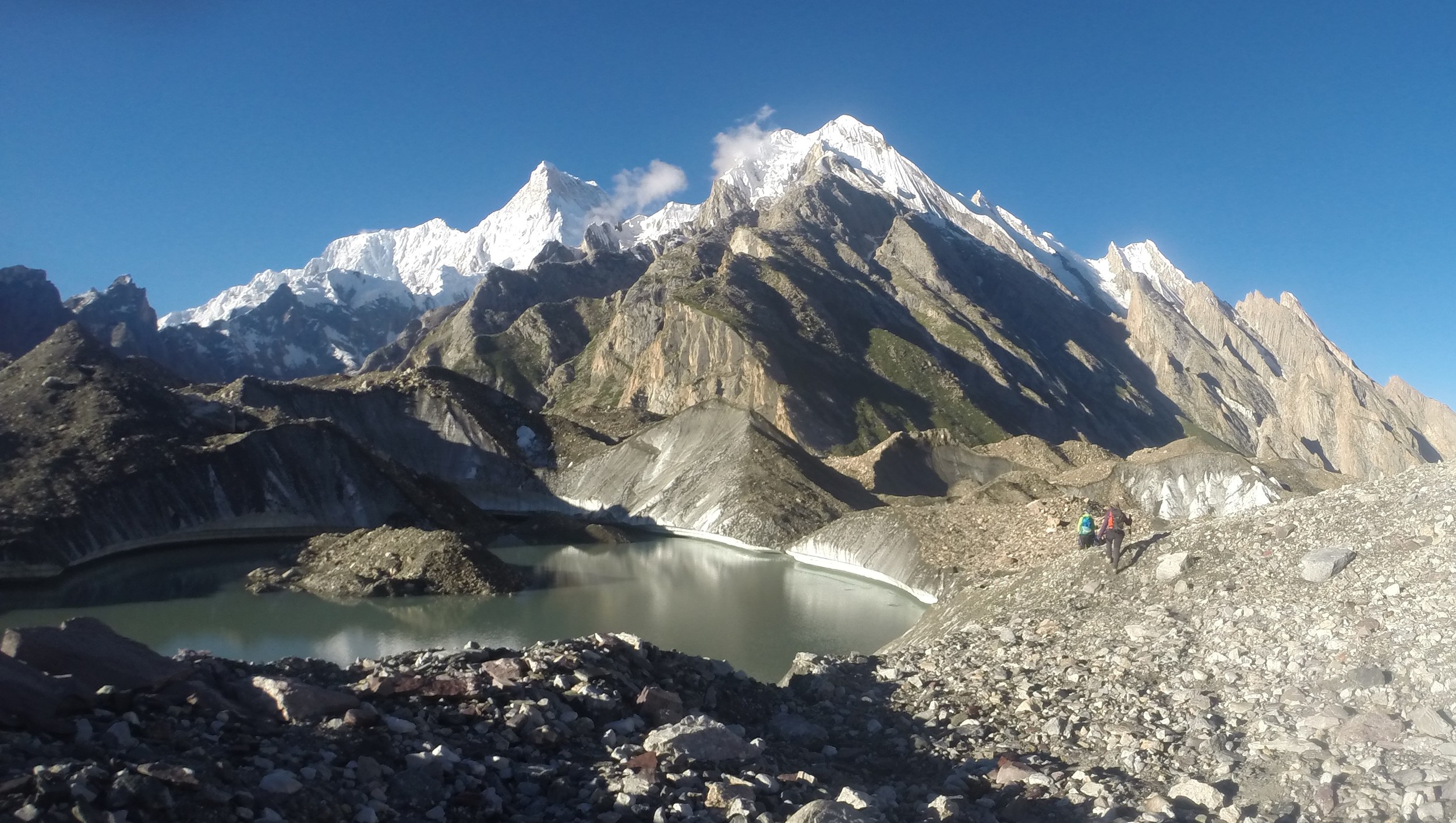 Masherbrum from another angle hiking down the Baltoro.