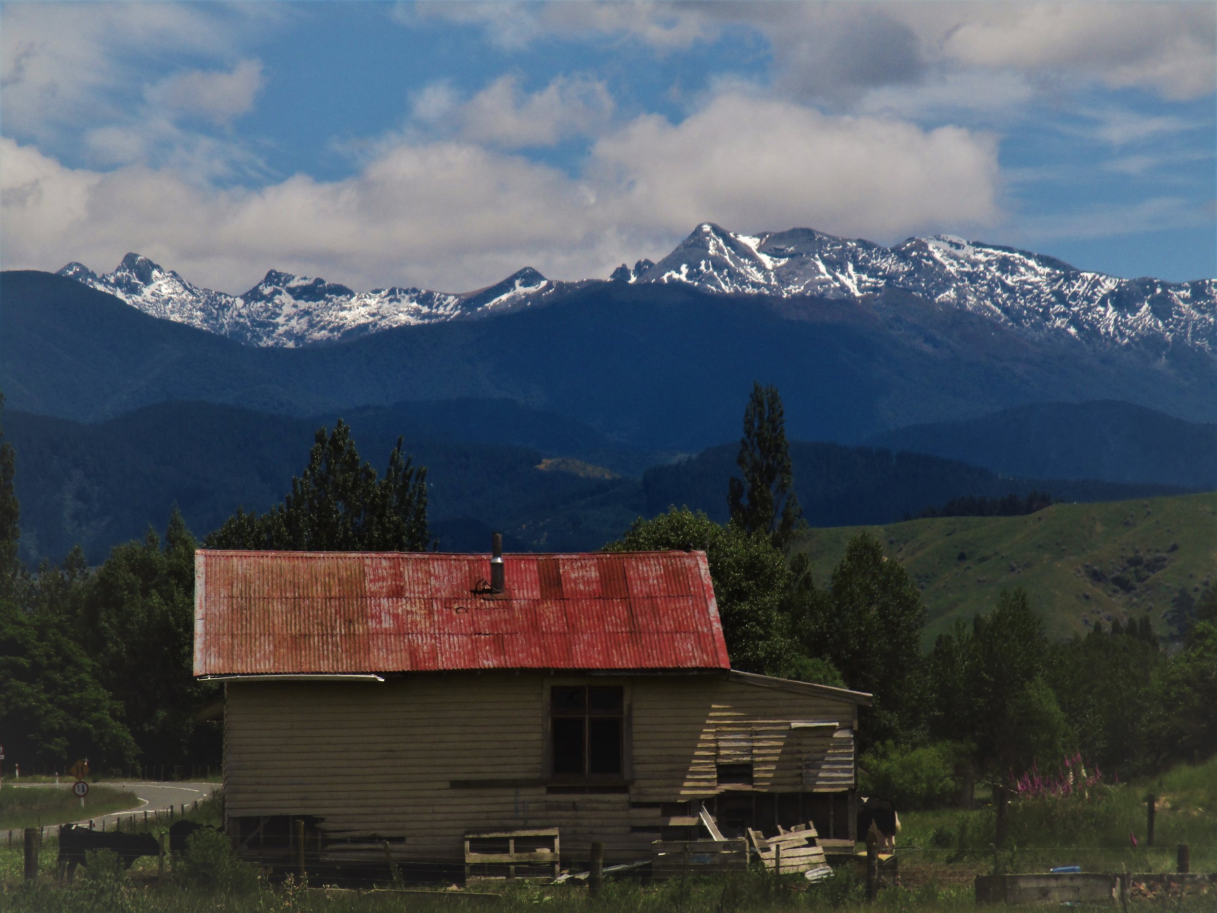 November 30th last day of spring but still plenty of snow on the Arthur range.