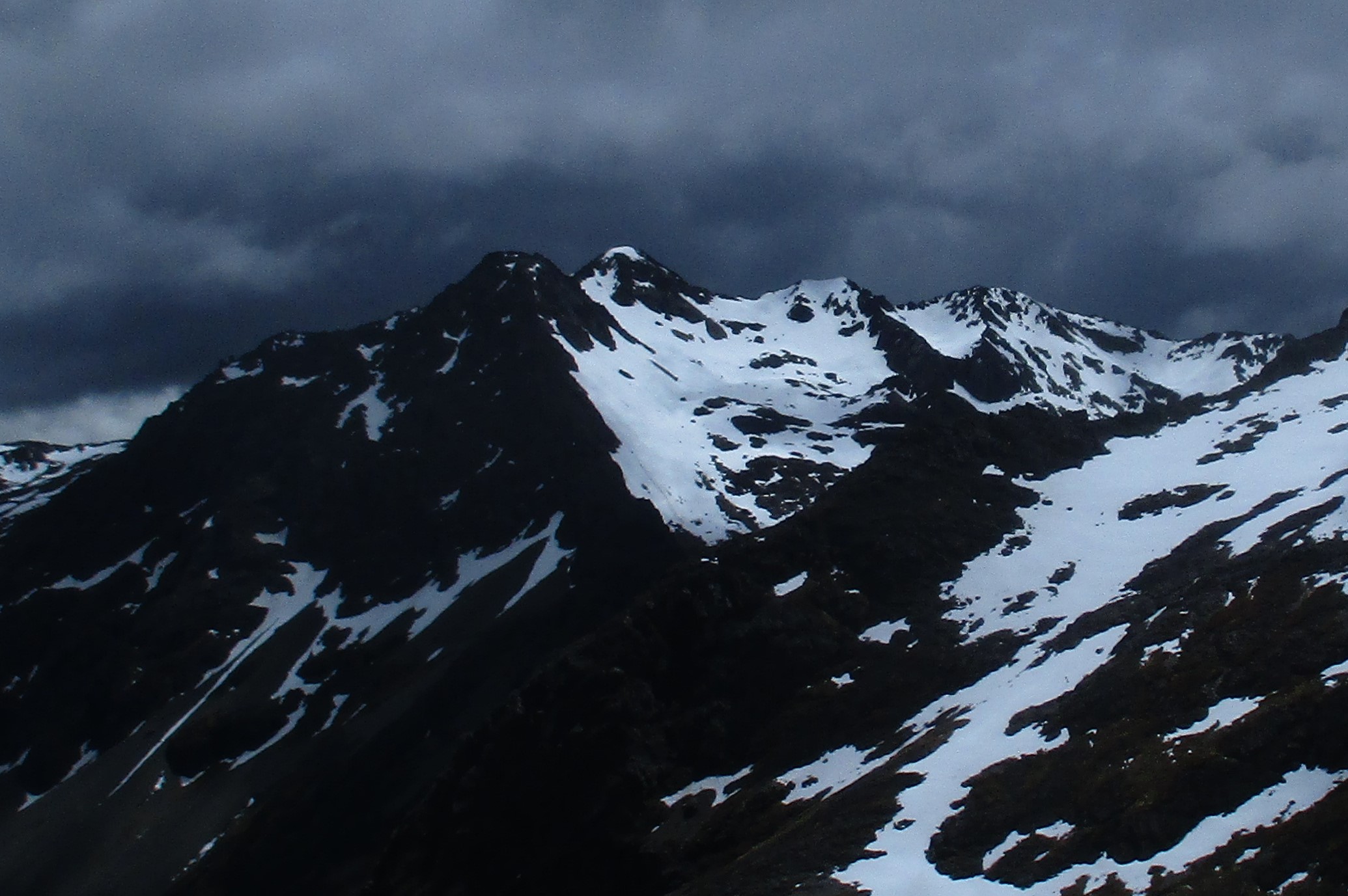 Cotterell peak has risen back above me on the descent.